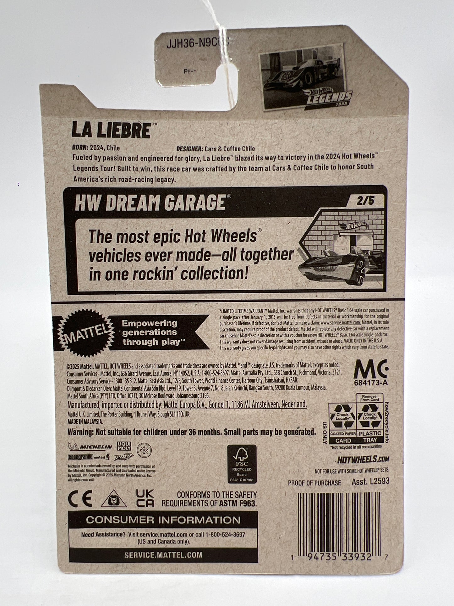 2026 Hot Wheels C Case HW Dream Garage #31 La Liebre Black