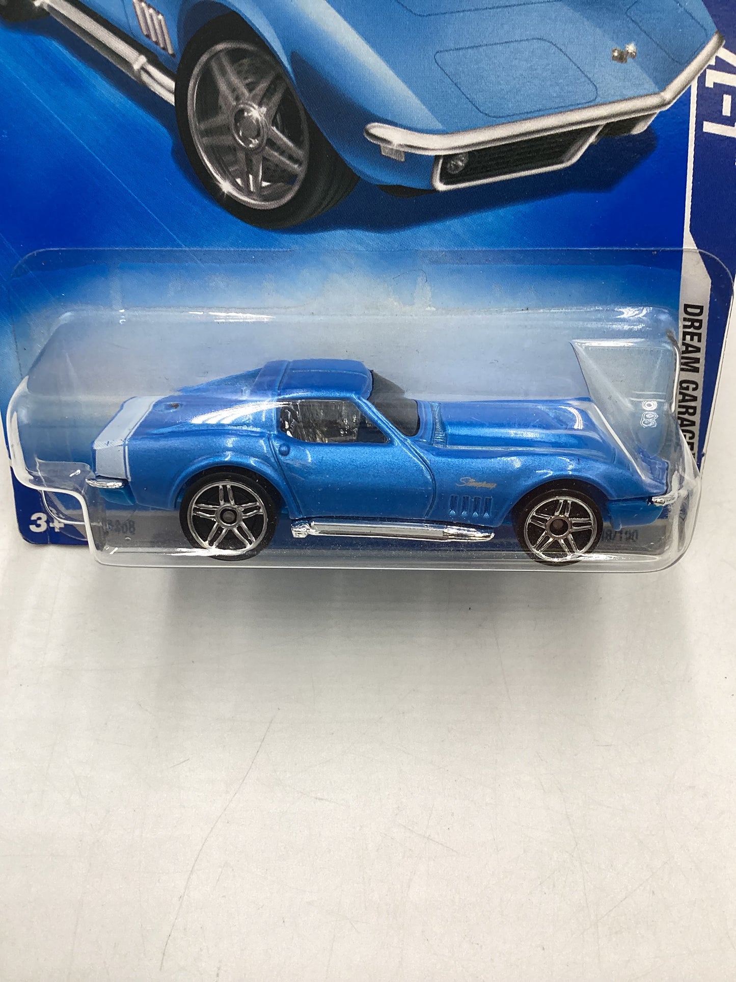 2009 Hot Wheels #148 69 Corvette ZL-1 Blue 5F