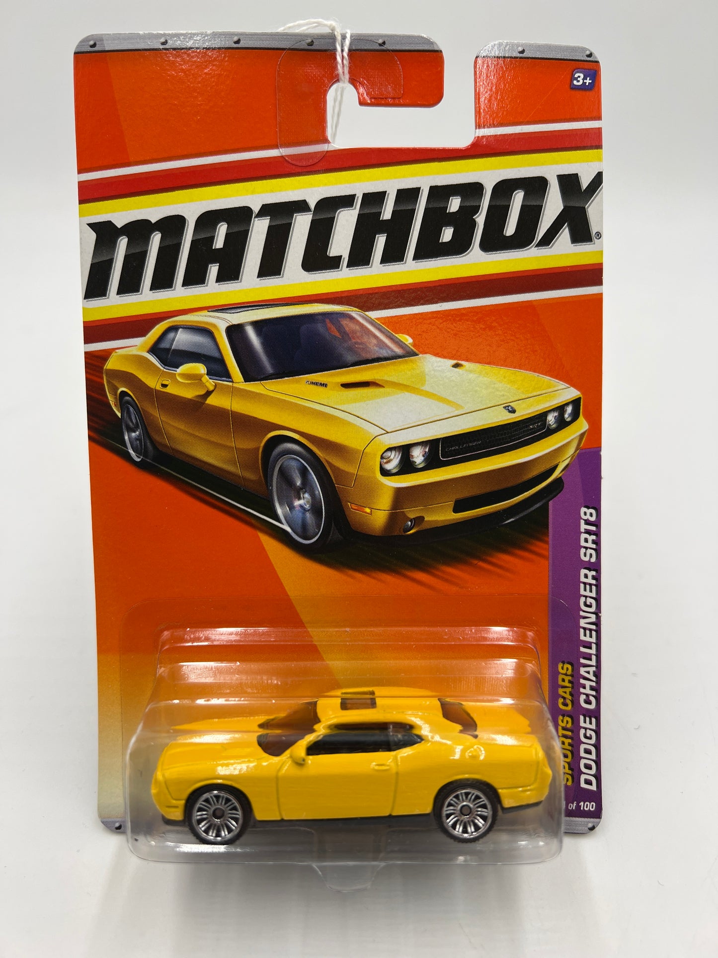 Matchbox #4 2011 Sports Cars Dodge Challenger SRT8 Yellow 50E