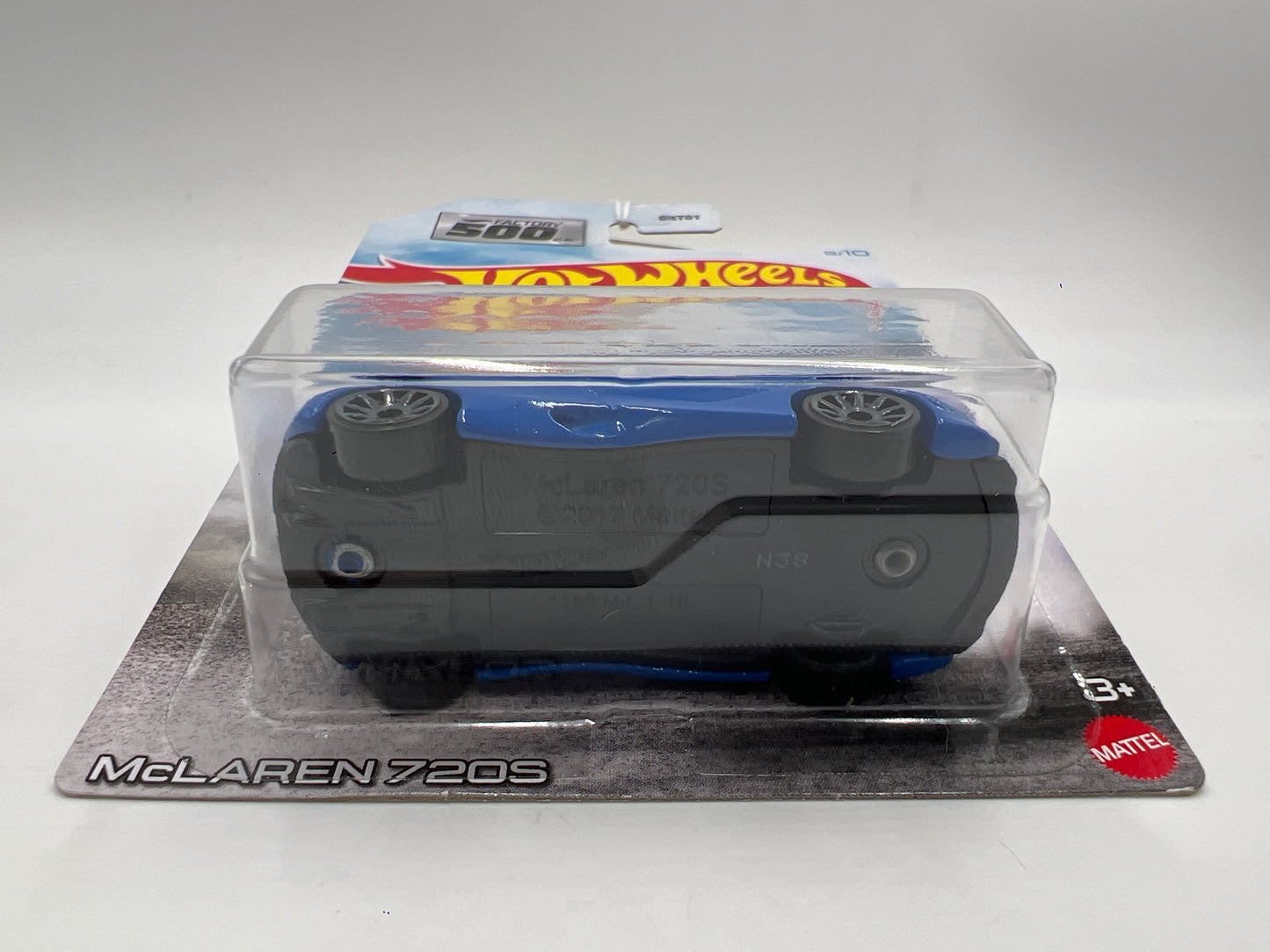 Hot Wheels Factory 500 HP #9 McLaren 720S Blue 153F