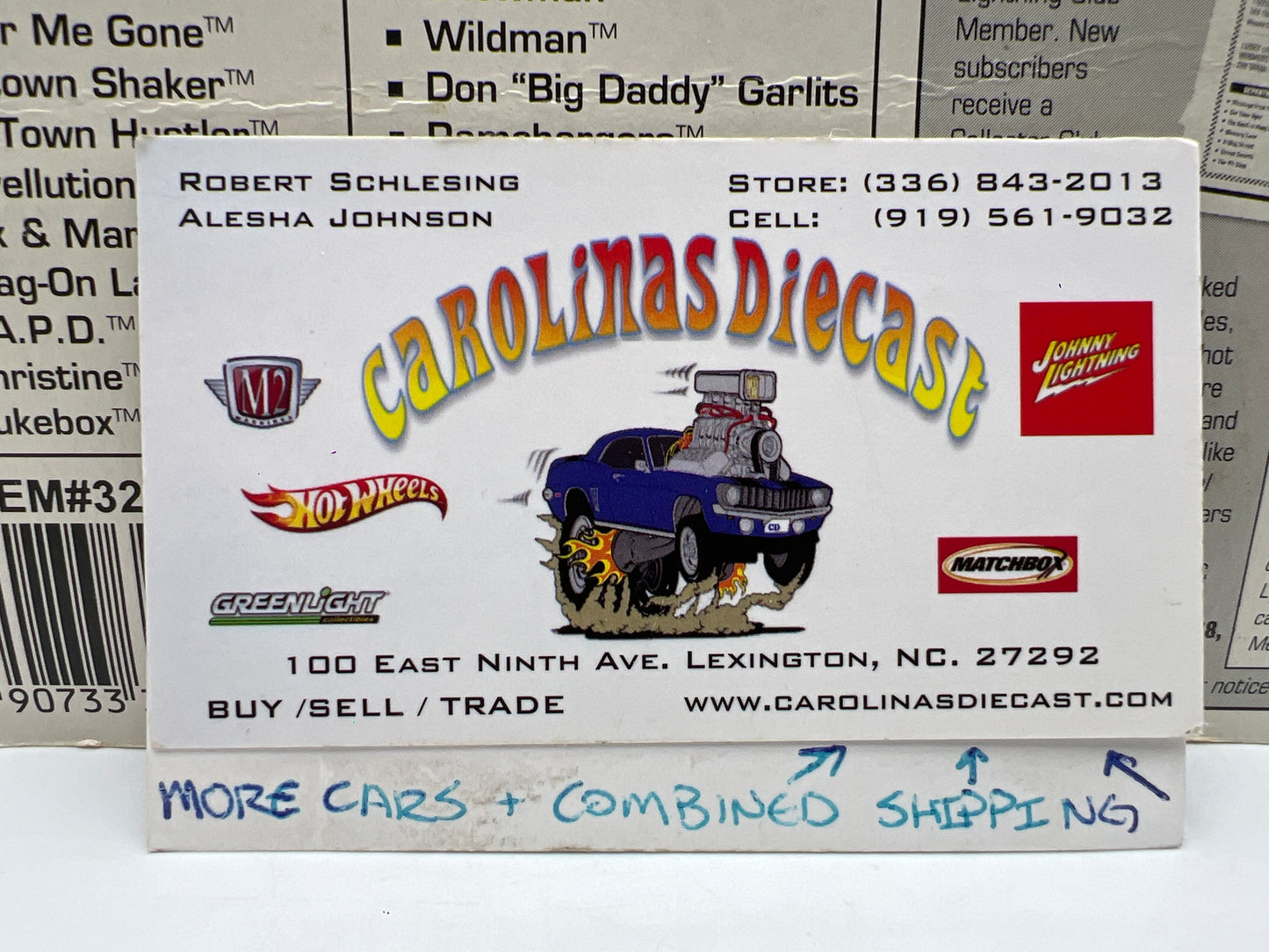 Johnny Lightning Dragsters USA Series 2 #17707 Wonder Wagon Orange 186B
