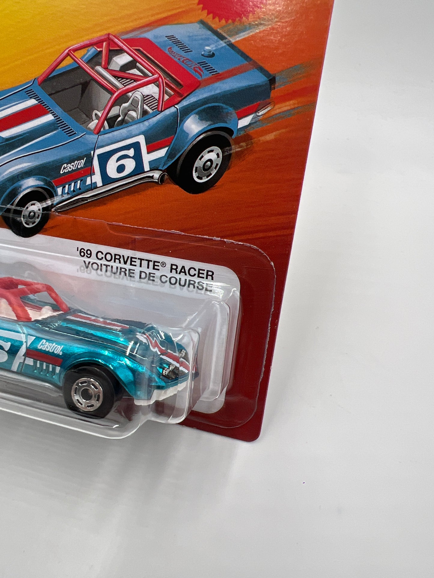 Hot Wheels Target Exclusive The Hot Ones #2 69 Corvette Racer Blue