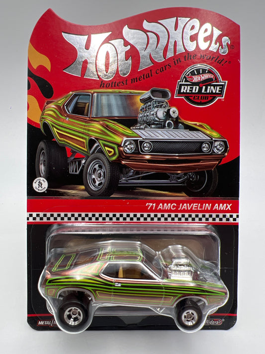 2024 Hot Wheels RLC 71 AMC Javelin AMX W/Protector Cracked Blister