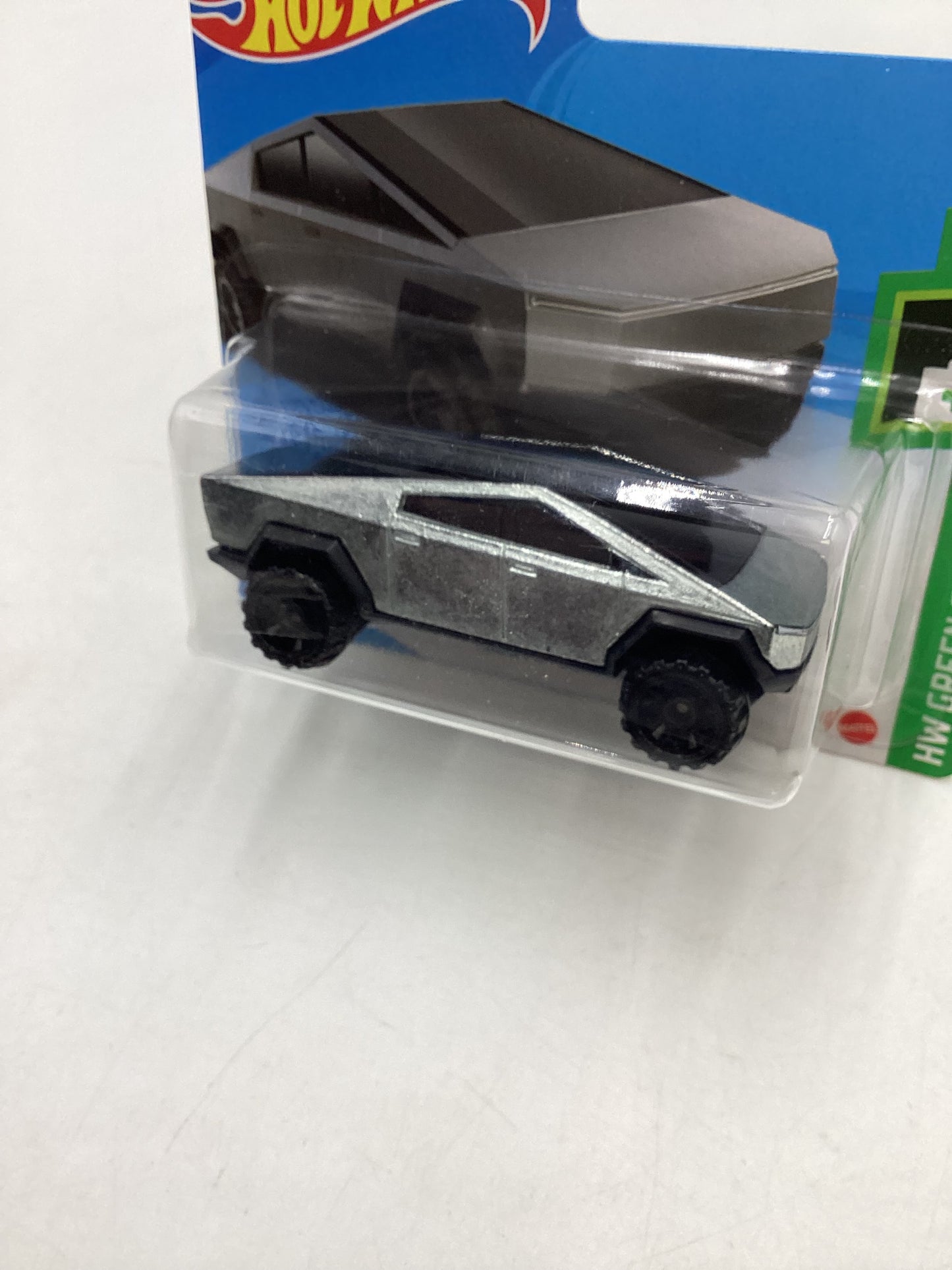 2022 Hot Wheels Tesla Cybertruck Short Card with protector