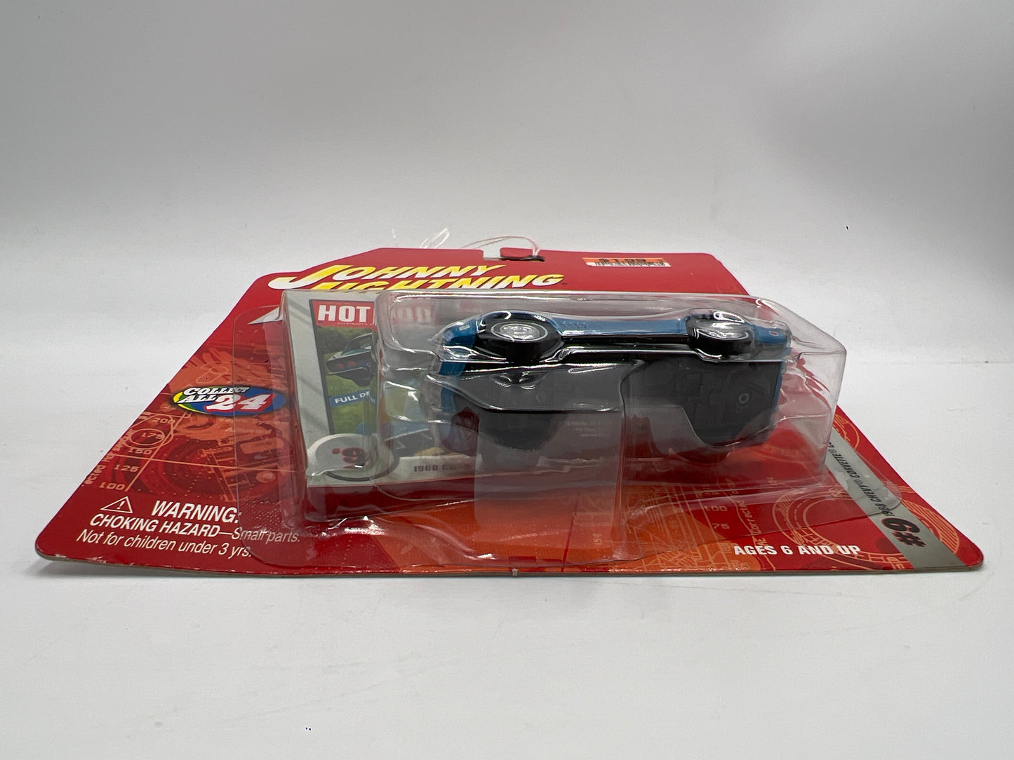 Johnny Lightning Hot Rod Magazine #9 1968 Chevy Corvette Convertible Blue 223F