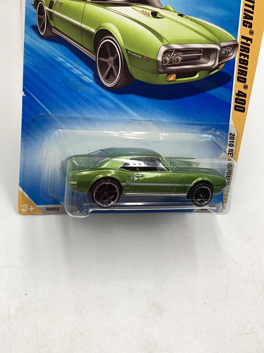 2010 Hot Wheels #3 67 Pontiac Firebird 400 green 58F