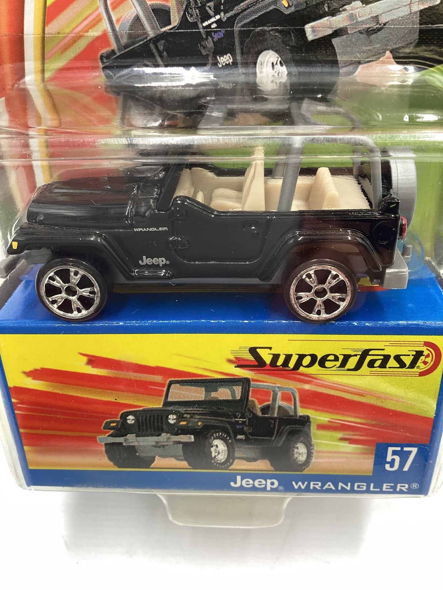 Matchbox Superfast #57 Jeep Wrangler Black 172B