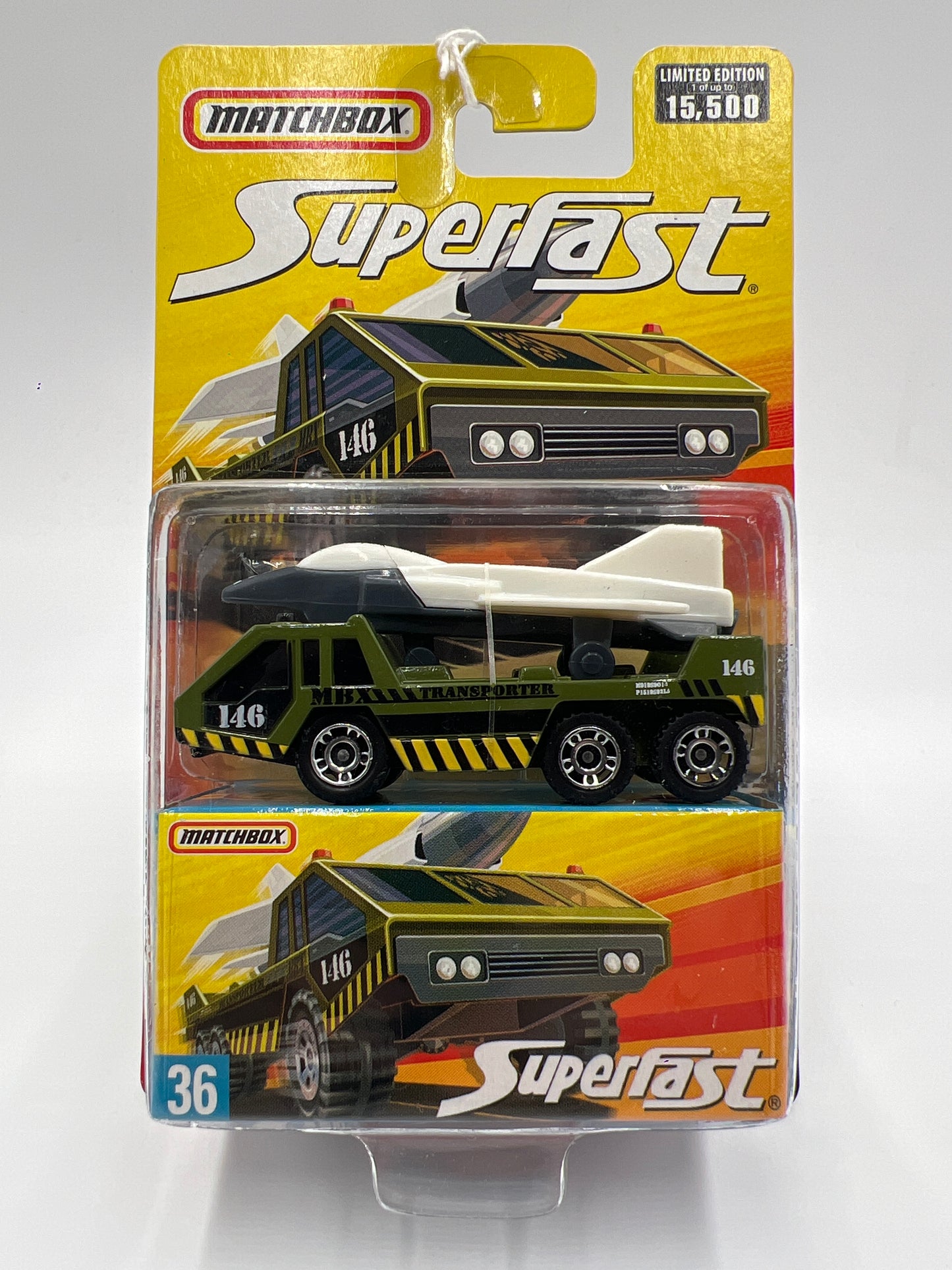 Matchbox Superfast #36 Transporter Vehicle Army 166J