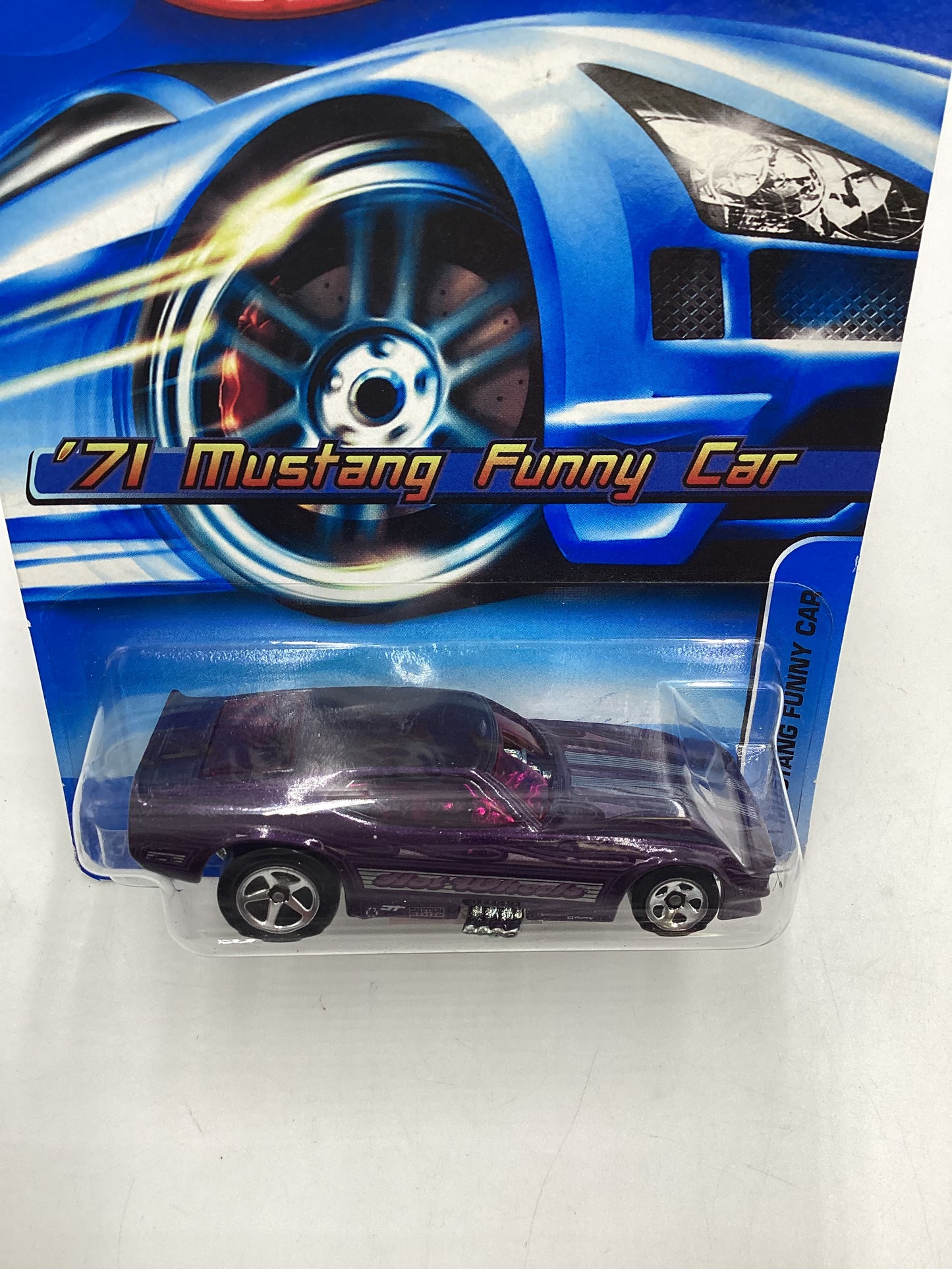 2005 Hot Wheels #182 71 Mustang Funny Car Purple 25A