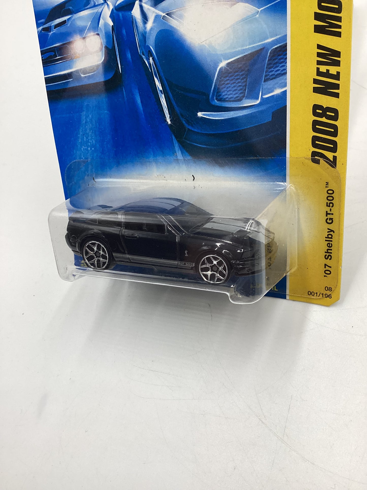 2008 Hot Wheels New Models #1 07 Shelby GT-500 Black 25H