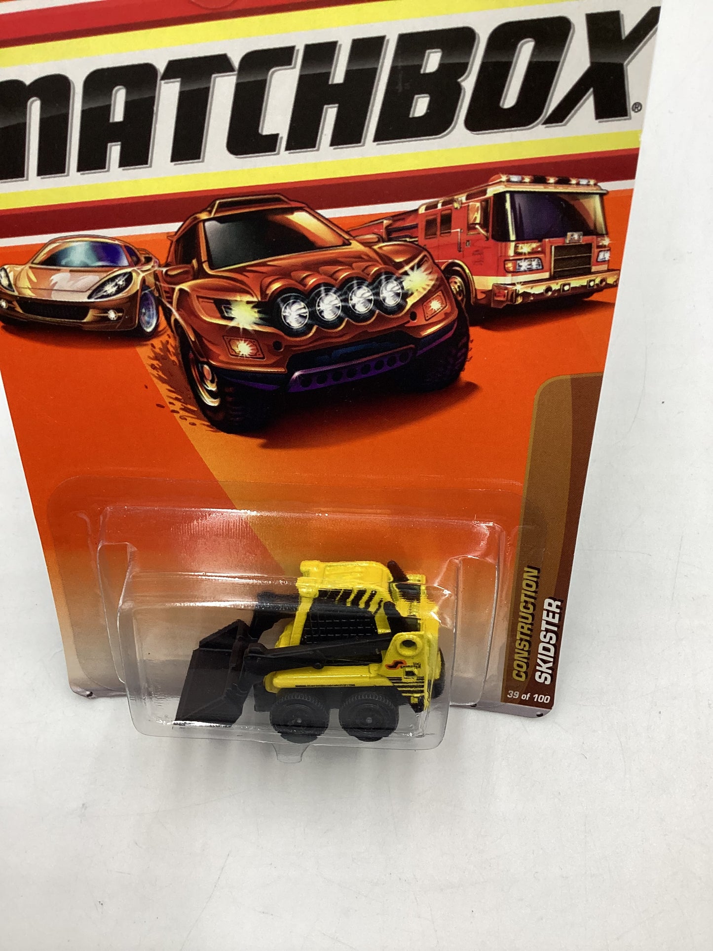 Matchbox 2010 #39 Construction Skidster Yellow 206E