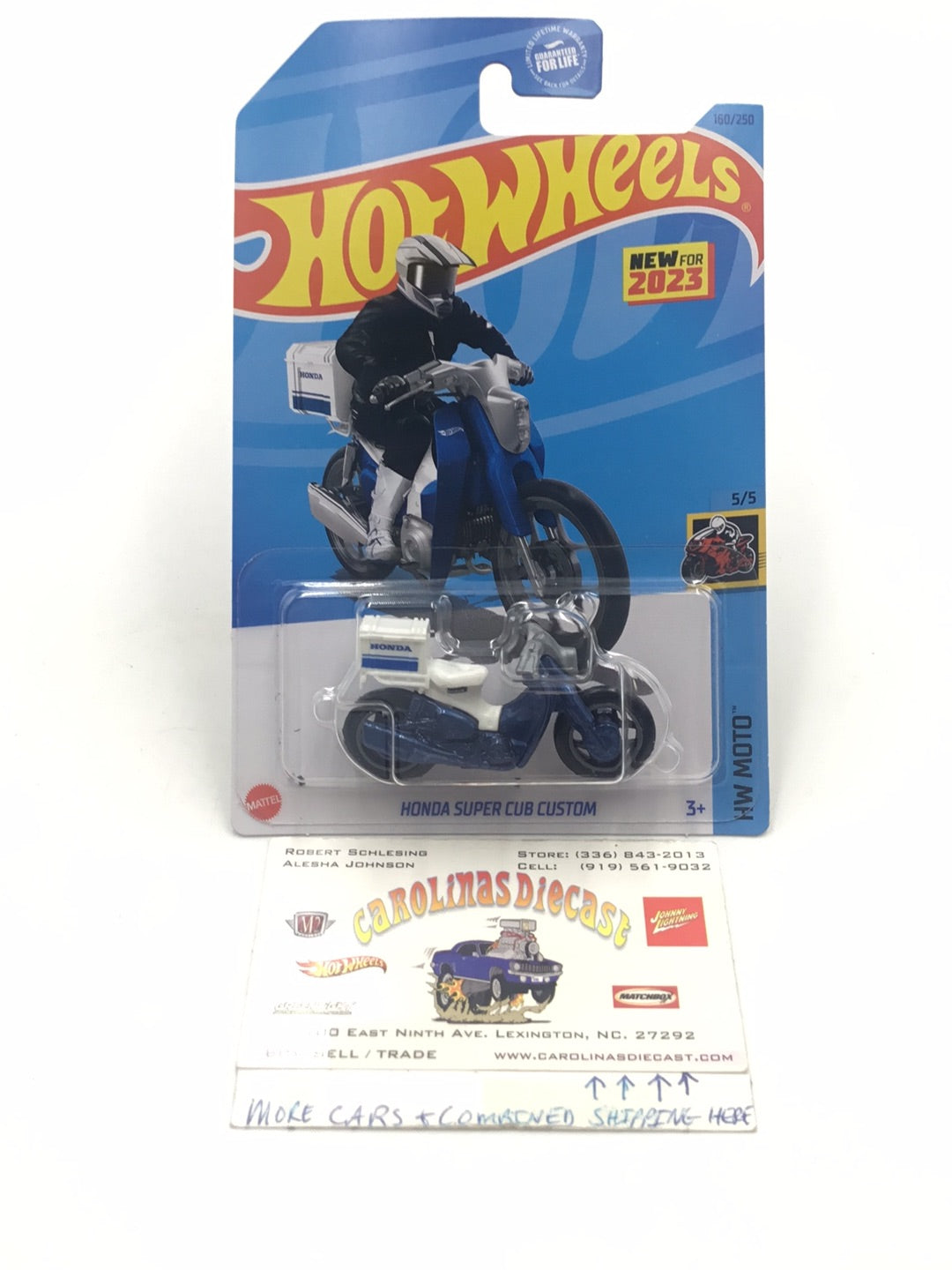 2023 hot wheels P case #160 Honda Super Cub custom 78B