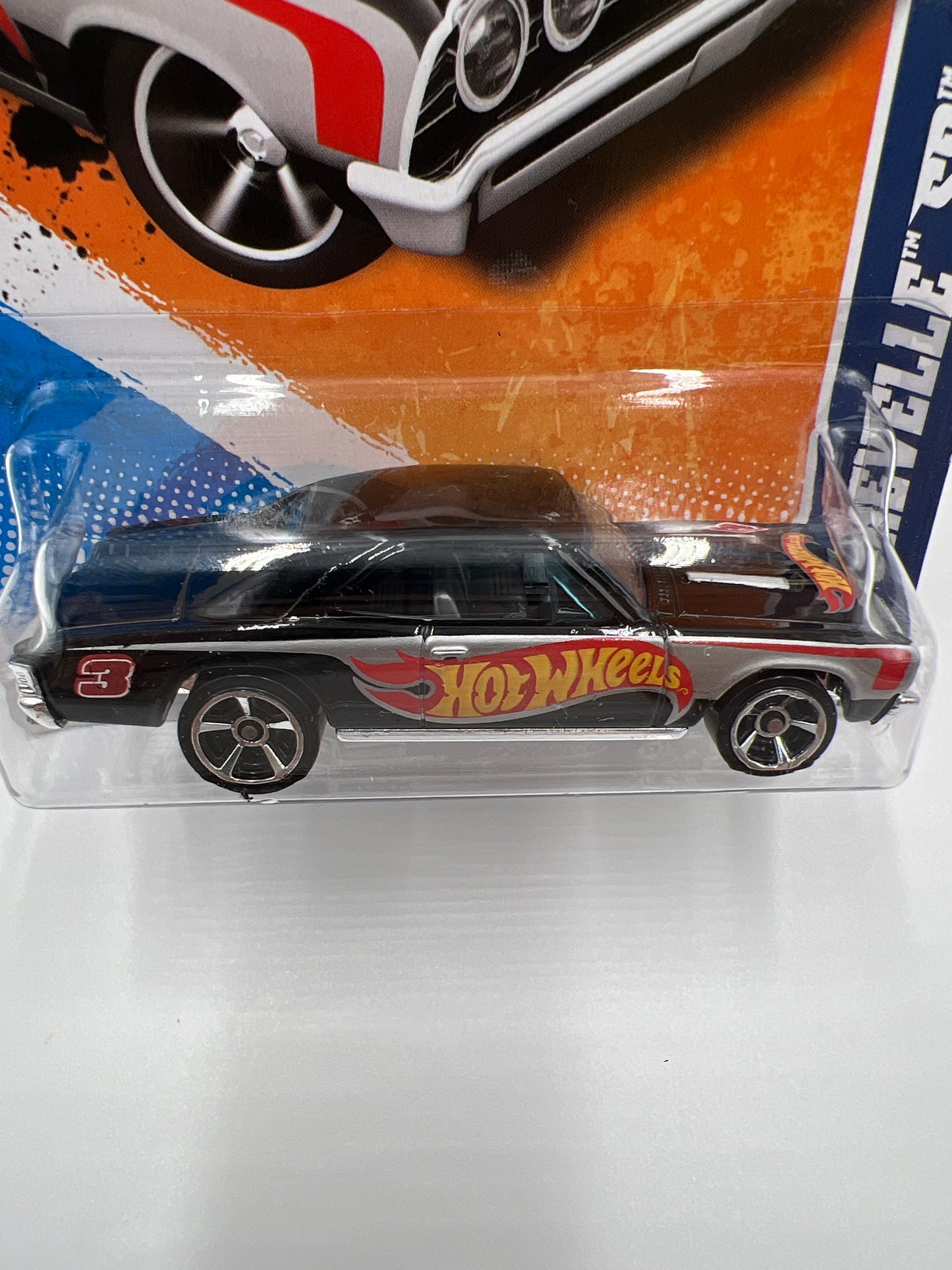 2011 Hot Wheels Racing #151 67 Chevelle SS 396 Black 17D