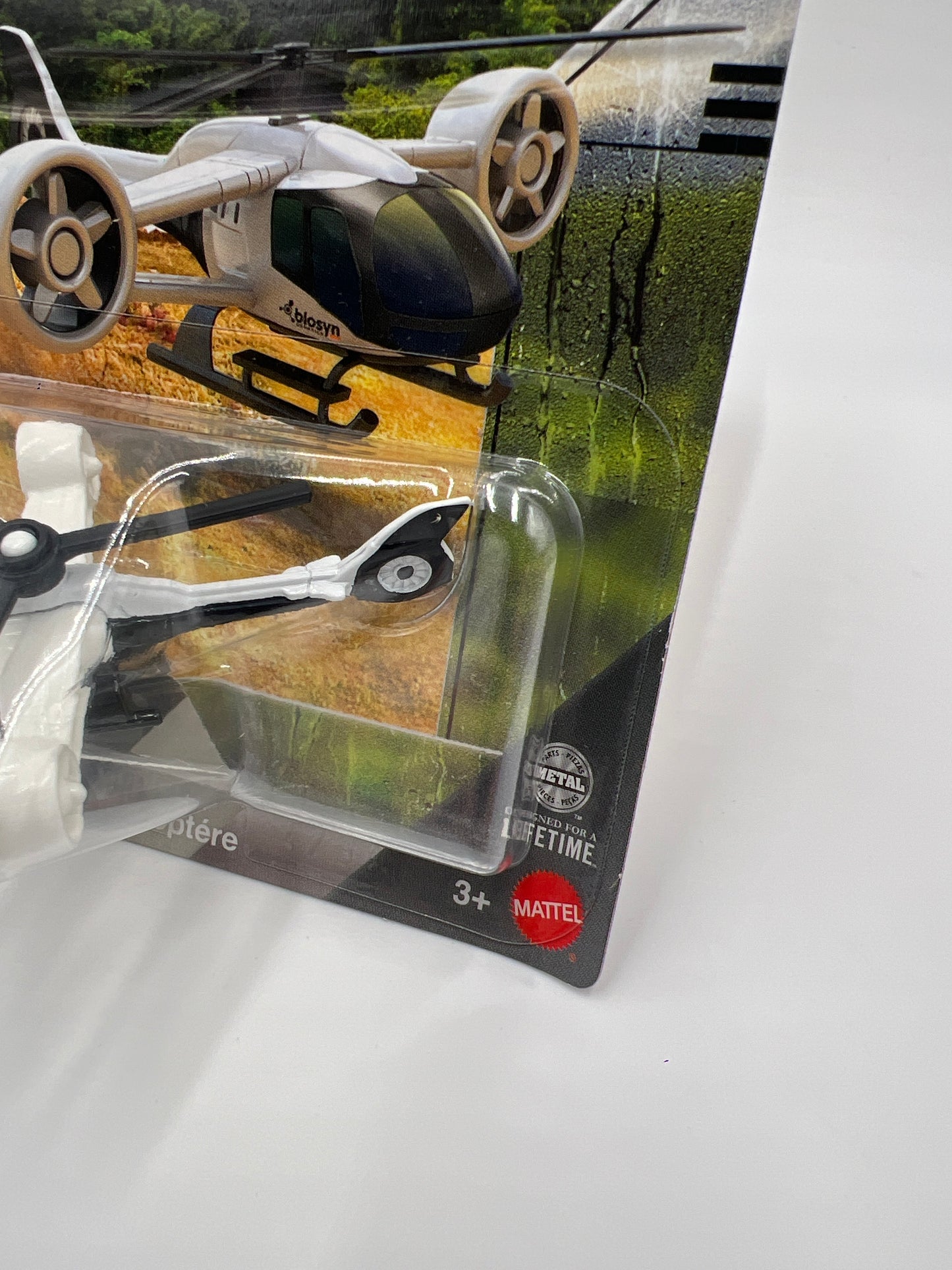 2025 Matchbox Jurassic World Rebirth Rapid Rescue Copter White 160i