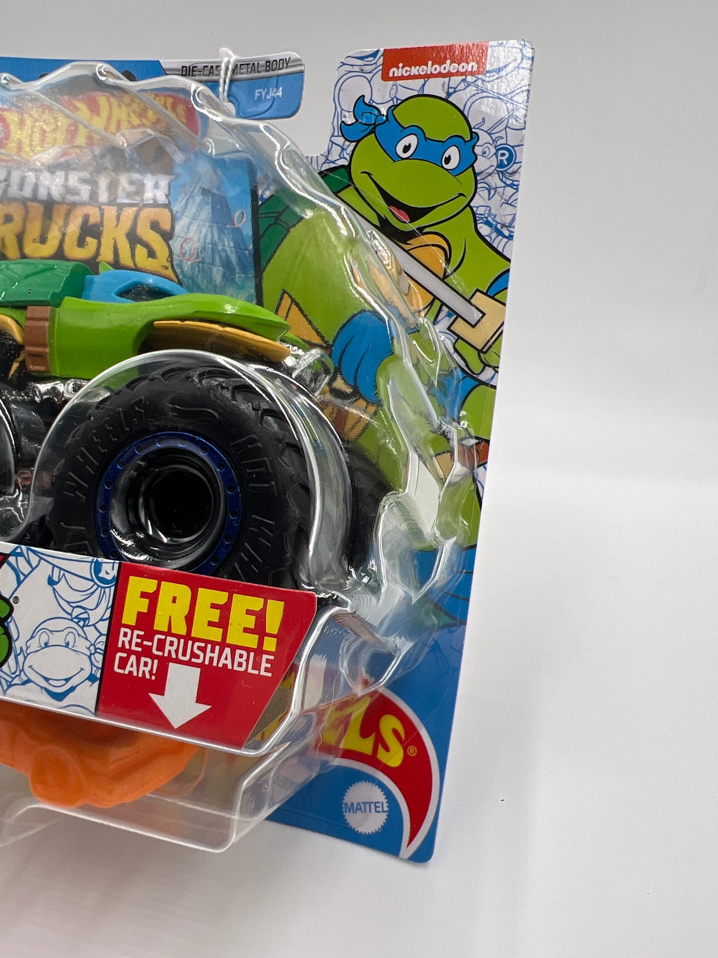 Hot Wheels Monster Trucks Teenage Mutant Ninja Turtles #32 Leonardo 124C