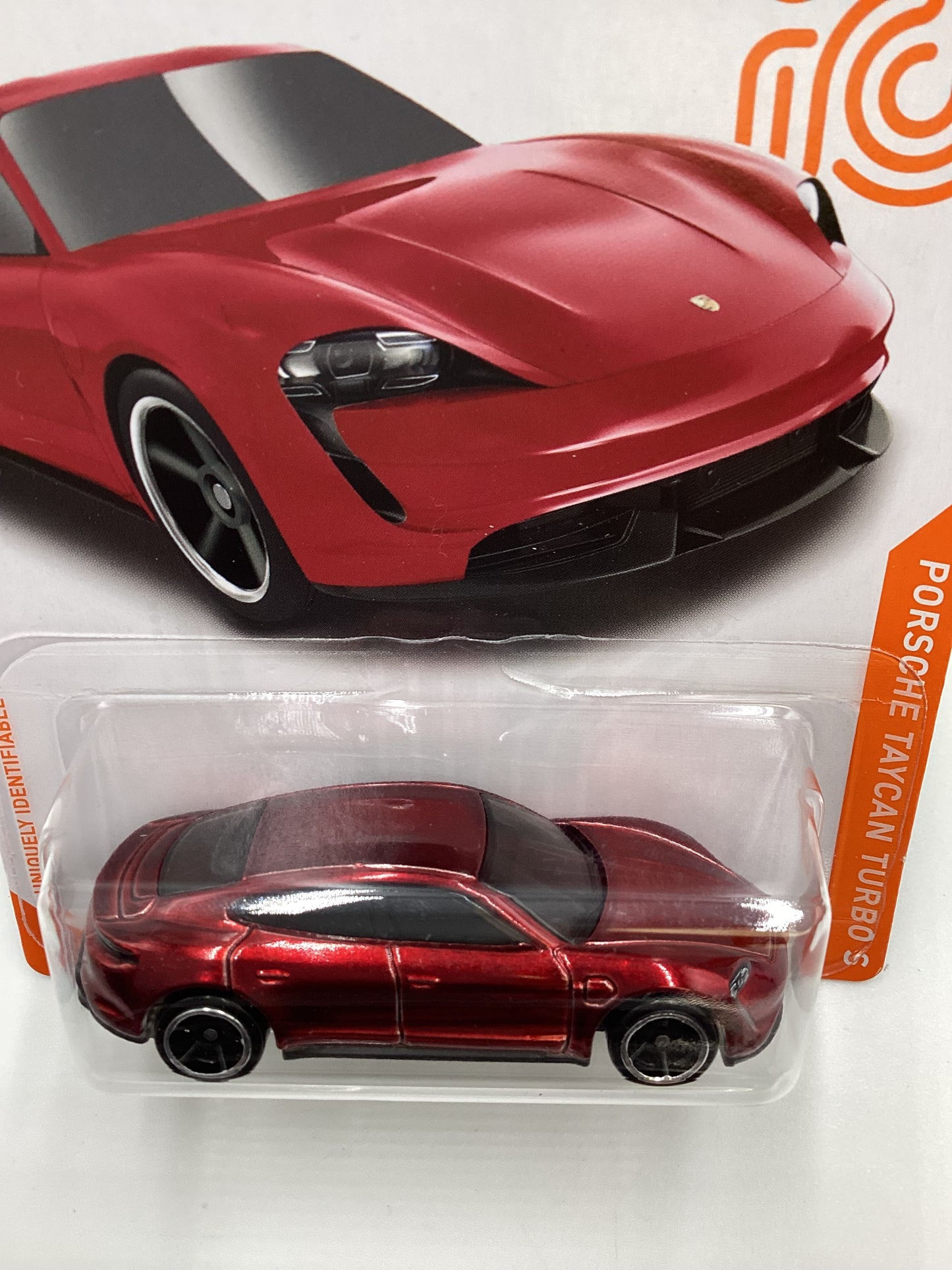 2021 Hot Wheels ID #6 Porsche Taycan Turbo S Red Chase 160A