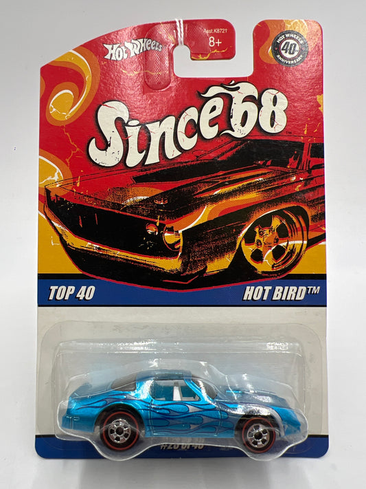 Hot Wheels Since 68 Top 40 #23 Hot Bird Blue