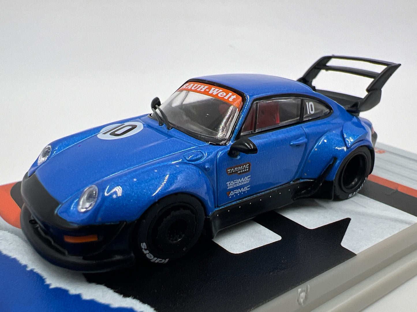 Tarmac Works 10th Anniversary Porsche RWB 993 Blue/Black