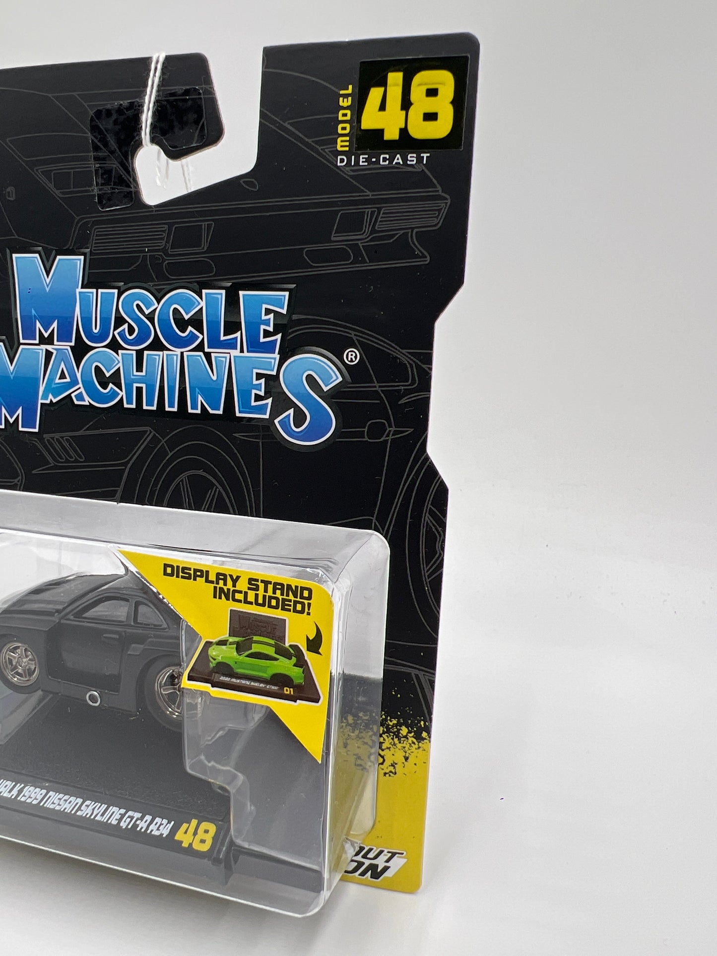 Muscle Machines Blackout Edition Series 8 #48 1999 Nissan Skyline GT-R R34 Matte Black SR
