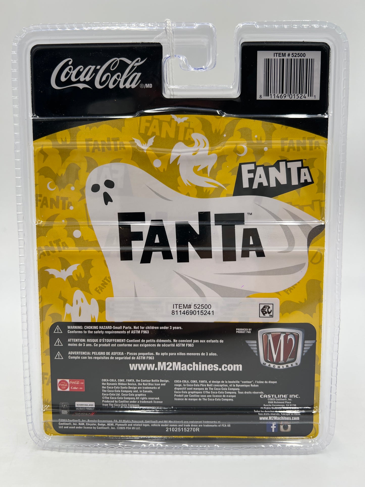 2025 M2 Machines Fanta 1964 Dodge A100 Panel Van Yellow A63 197A