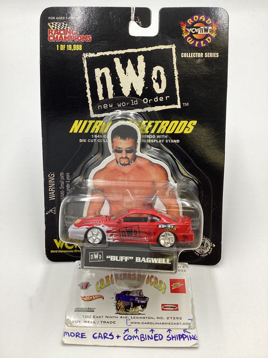 Racing Champions NWO Nitro Streetrods Buff Bagwell 97 Ford Mustang Red SR