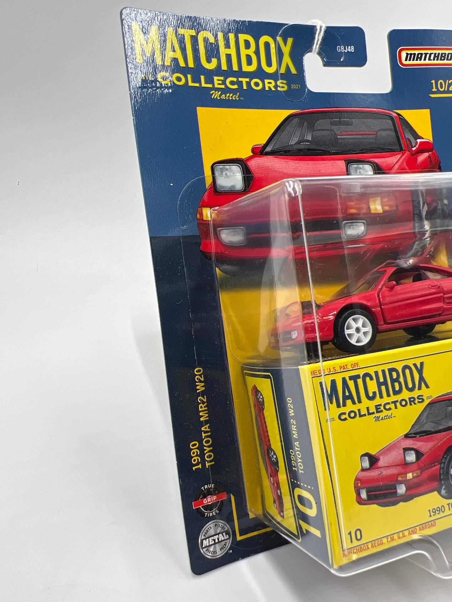 Matchbox Collectors #10 1990 Toyota MR2 W20 Red RHD/LU