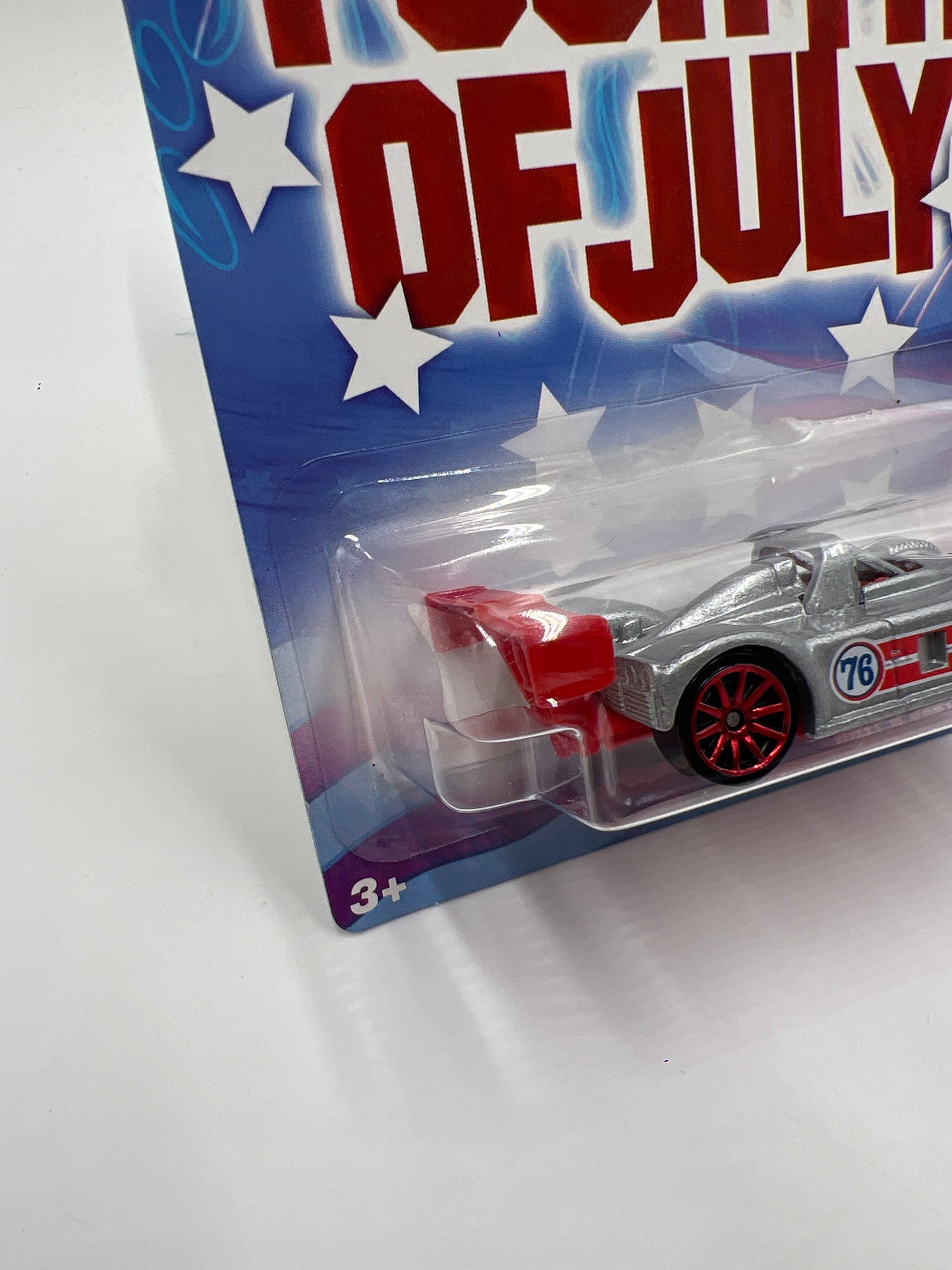 2008 Hot Wheels Fourth Of July Riley & Scott MK III Silver 155F