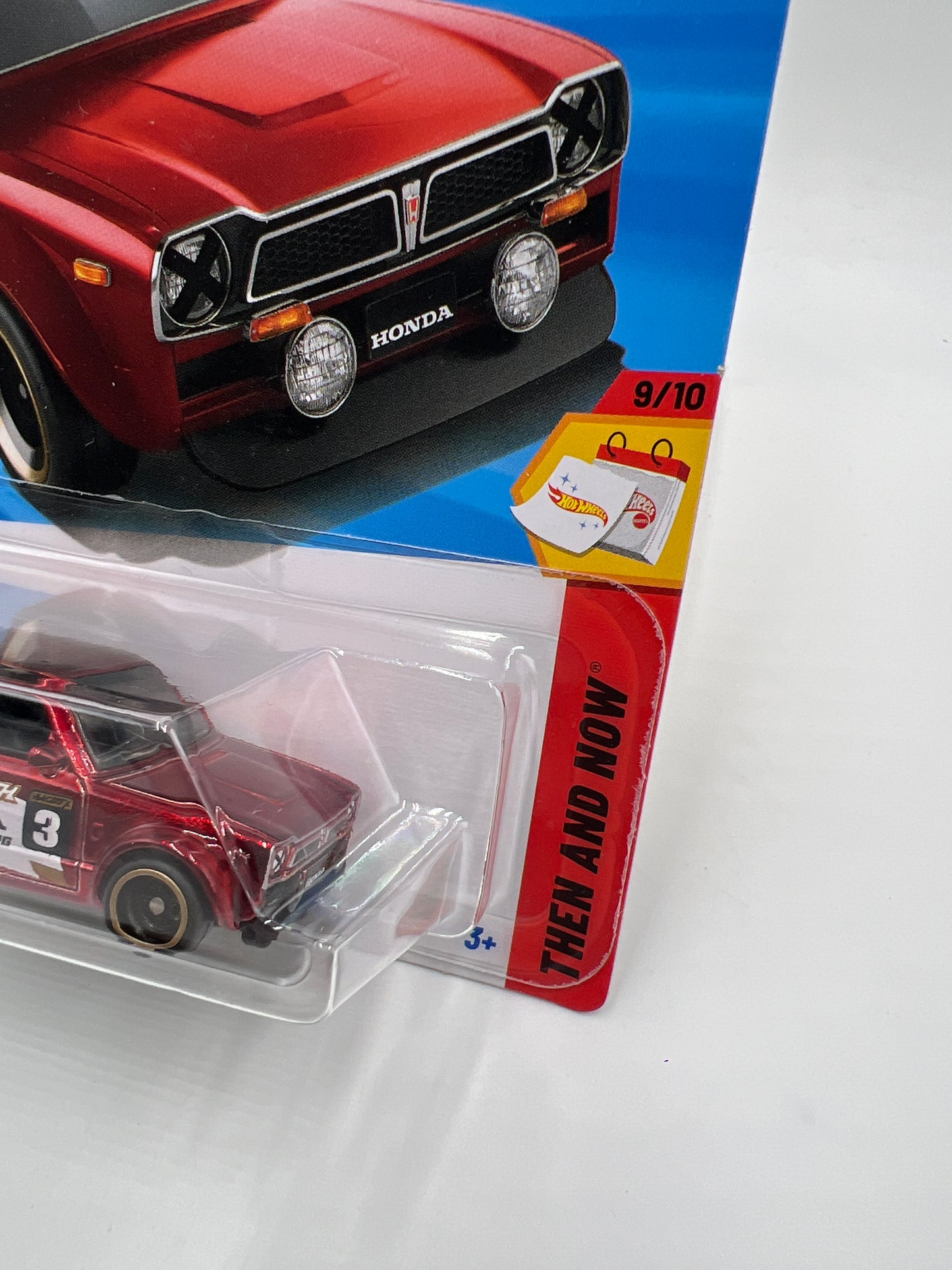 2025 Hot Wheels Super Treasure Hunt #231 73 Honda Civic Custom Red W/Protector