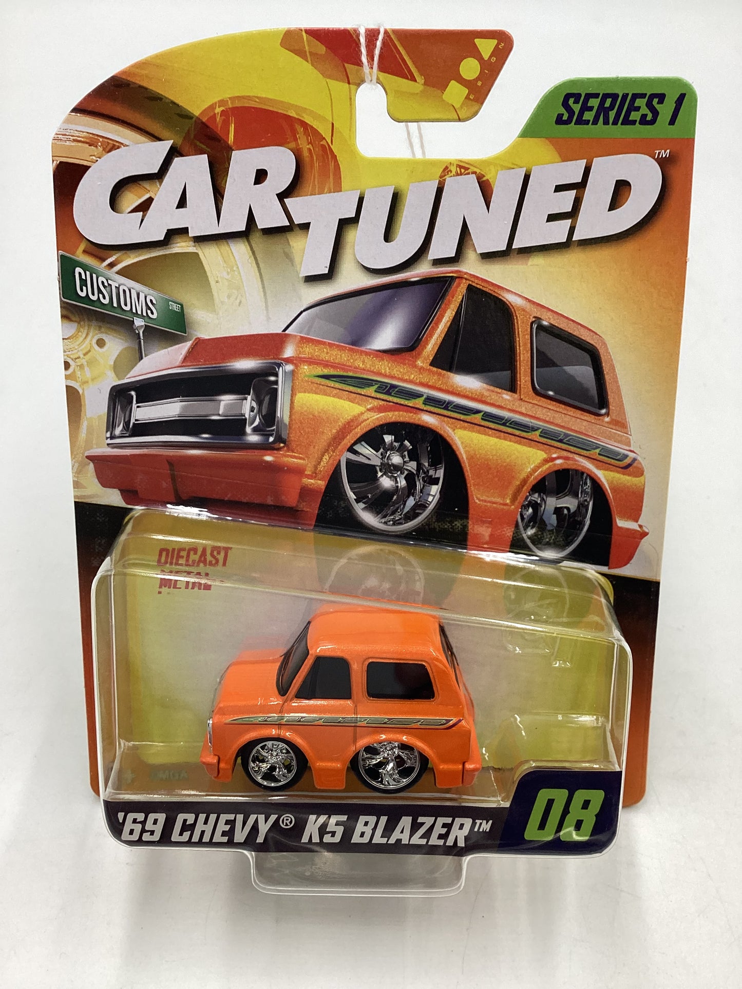 2024 Car Tuned Series 1 #8 69 Chevy K5 Blazer Orange 185A