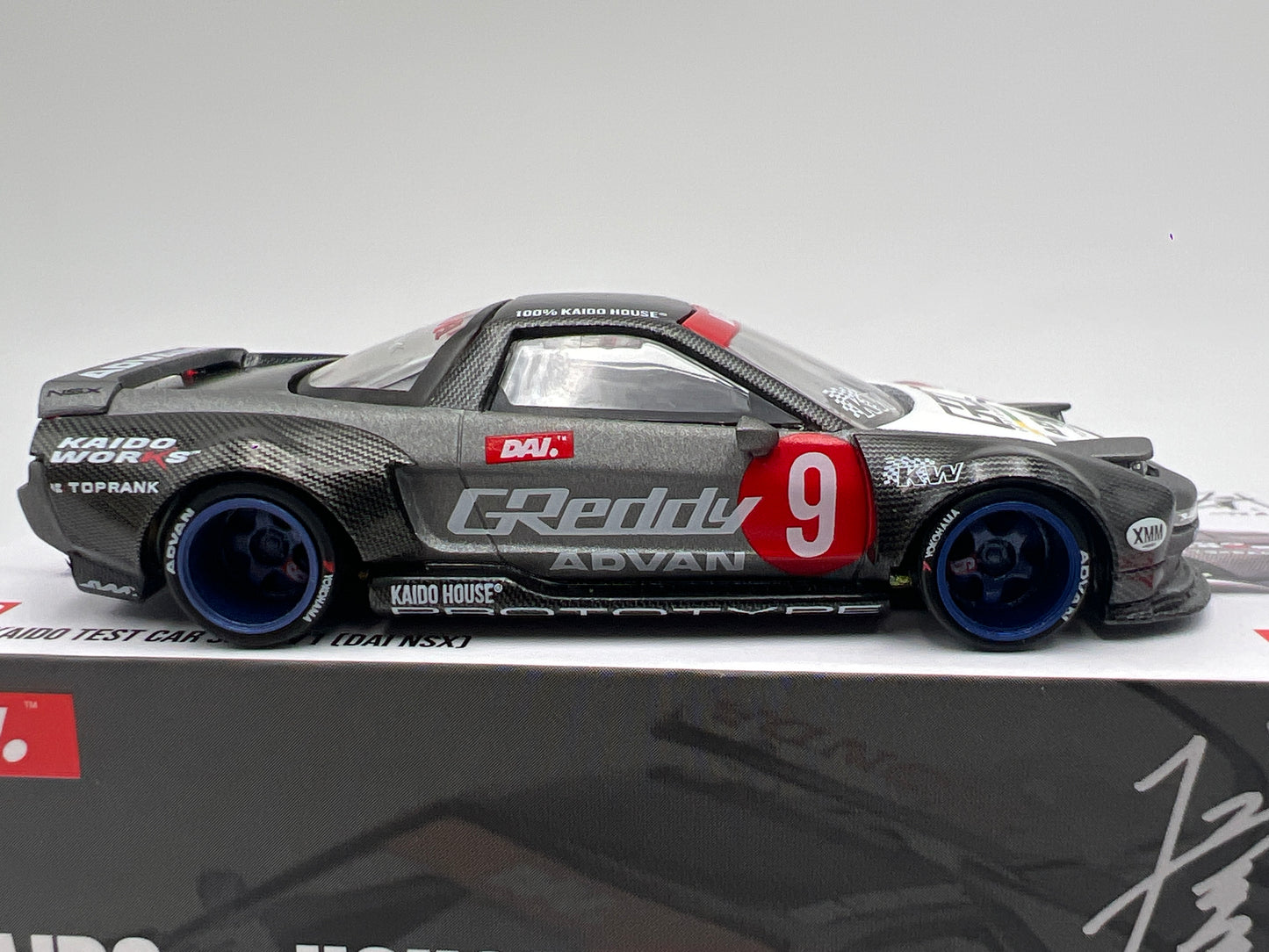 Mini GT Kaido House #190 Honda NSX Kaido Test Car Spec V1 DAI NSX GReddy