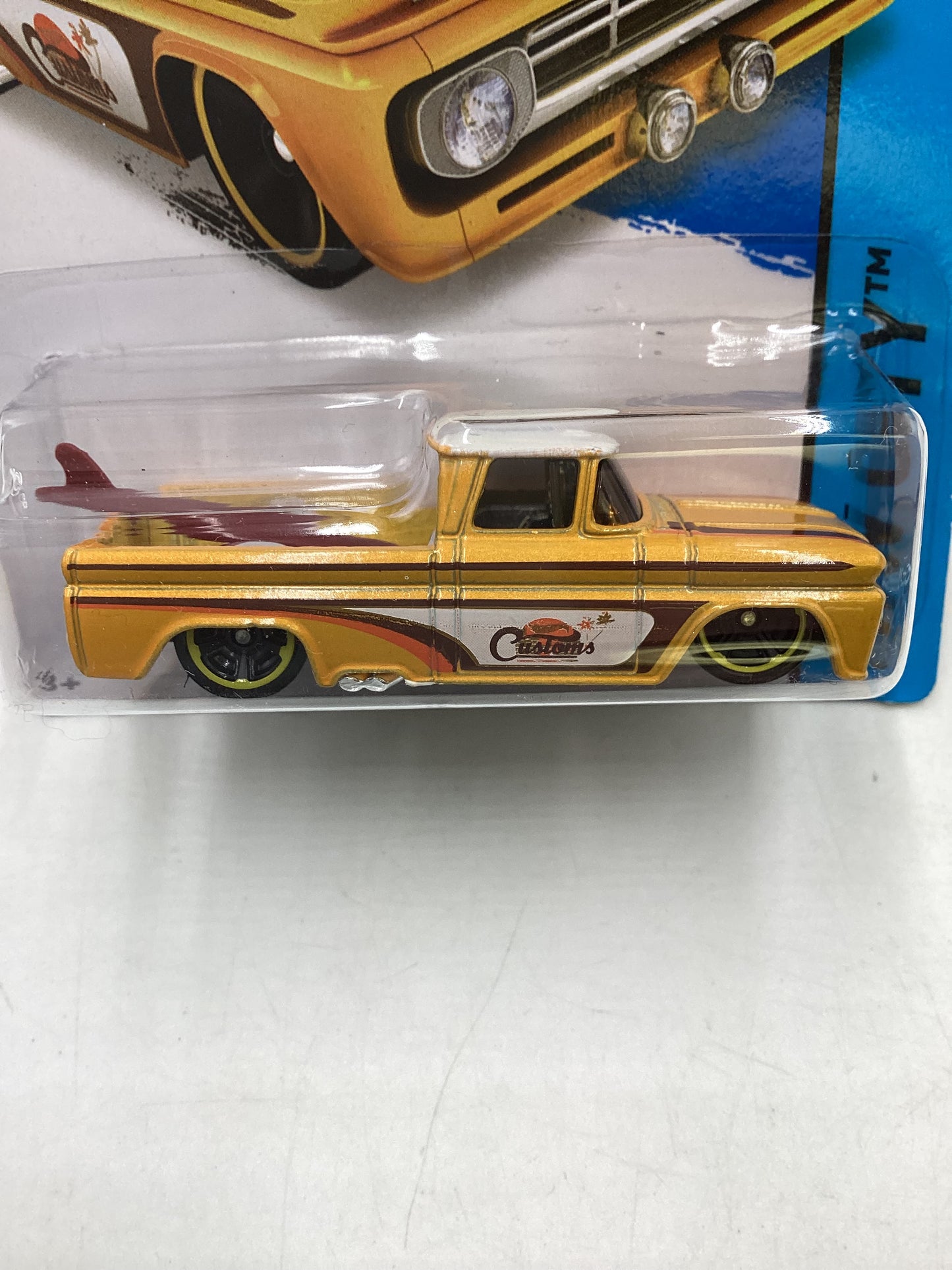 2015 Hot wheels #72 Custom 62 Chevy Yellow