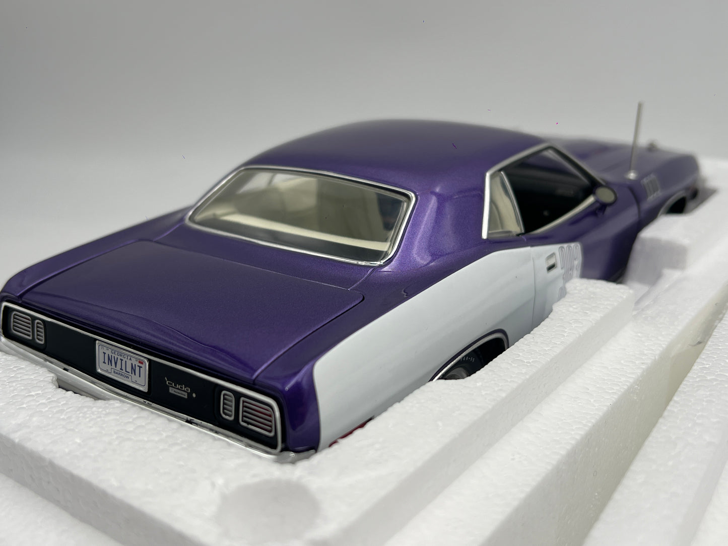 Acme 1:18 Scale 1 Of Only 350 Made 1971 Plymouth 383 Cuda Purple W/Box VHTF