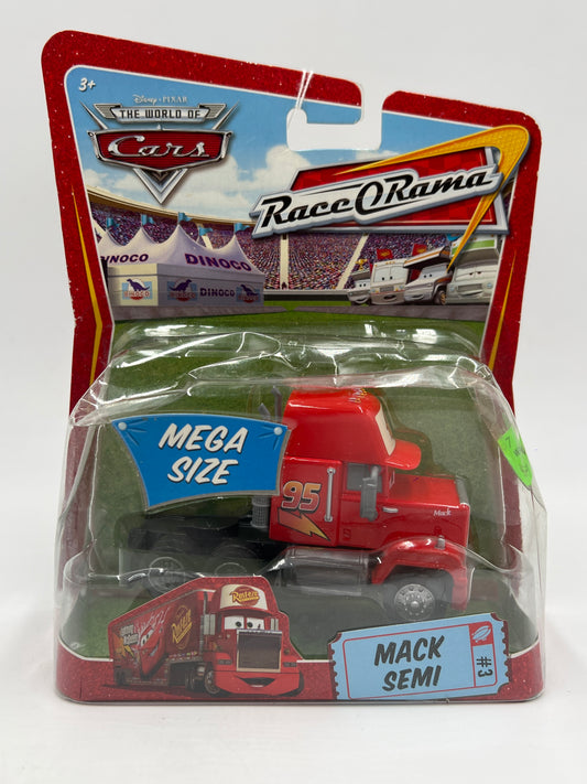 Disney Pixar The World Of Cars Race O Rama #3 Mega Size Mack Semi 141E