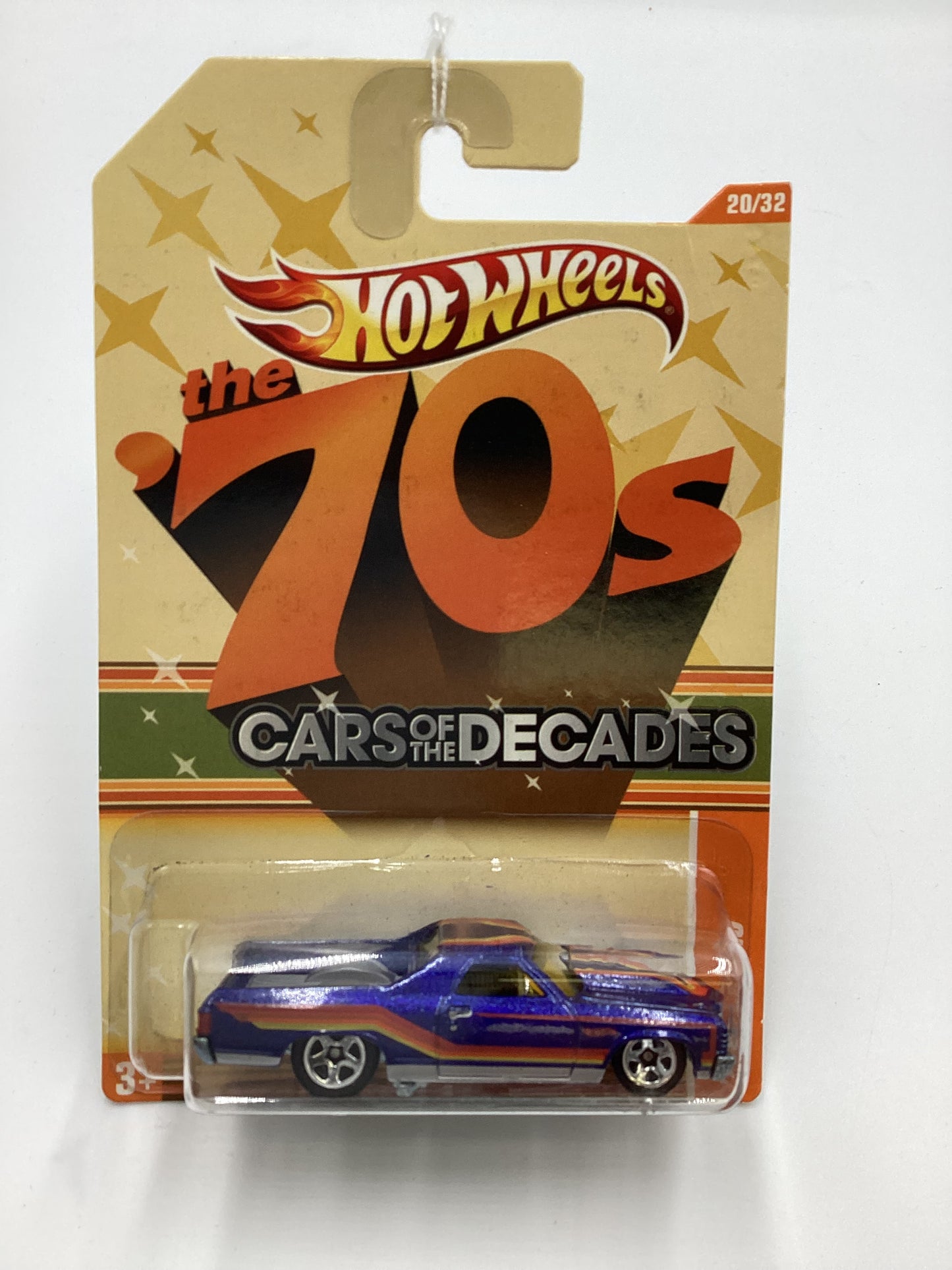 2011 Hot Wheels Cars of the Decades The 70s #20 71 EL Camino Blue