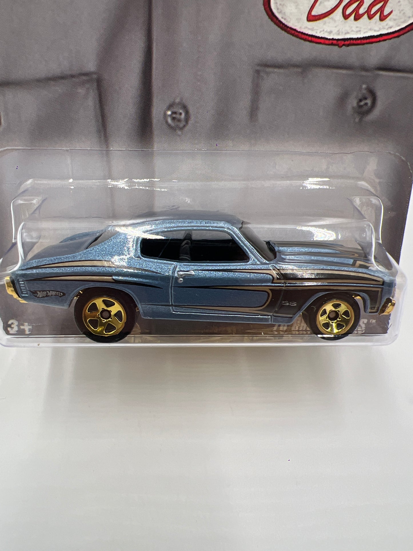2008 Hot Wheels Fathers Day 70 Chevelle SS Blue 150B