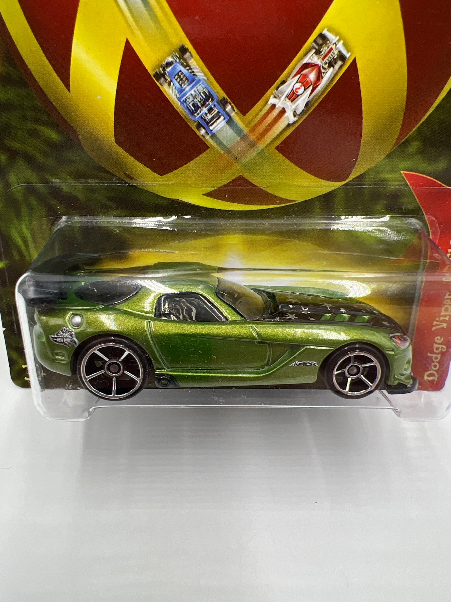 2011 Hot Wheels Holiday Hot Rods Dodge Viper SRT10 ACR Green 154A