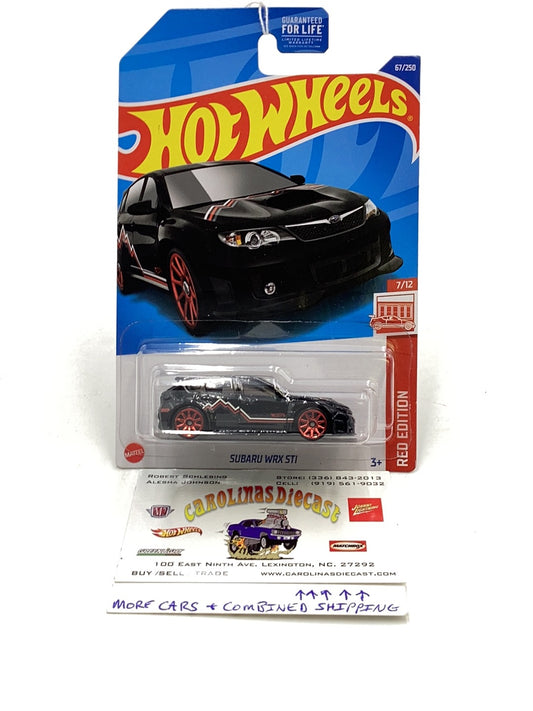 2022 Hot wheels Red edition #67 Subaru WRX STI 150B