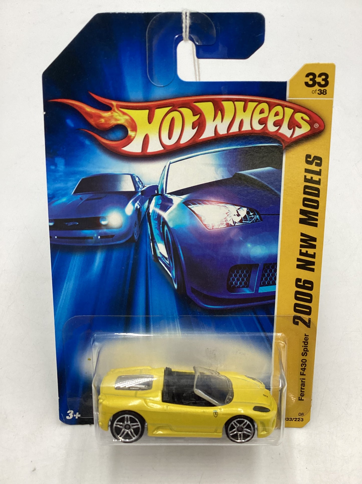 2006 Hot Wheels #33 Ferrari F430 Spider Yellow (SR)