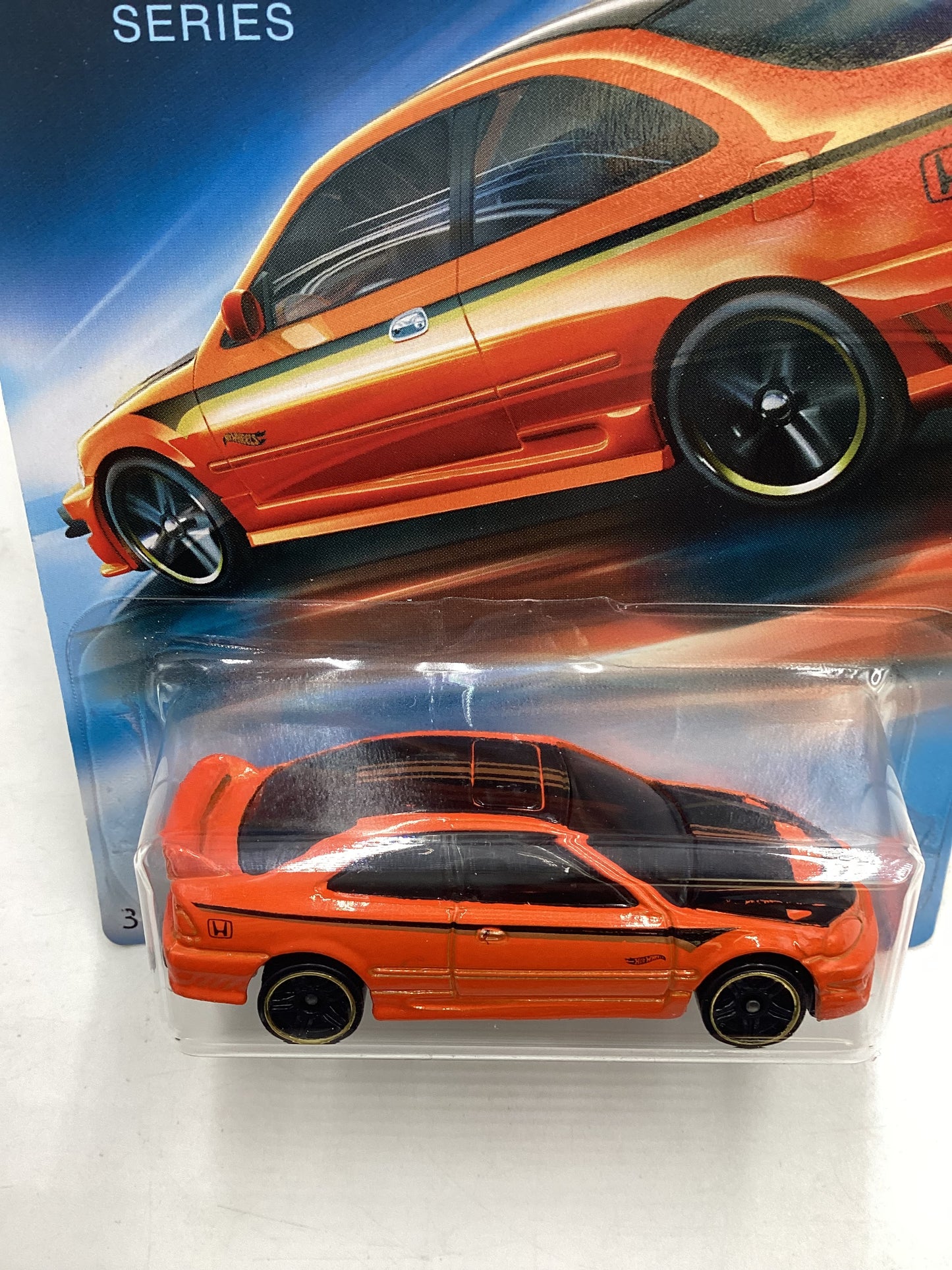 2018 HW Honda Series #3 Honda Civic SI Orange