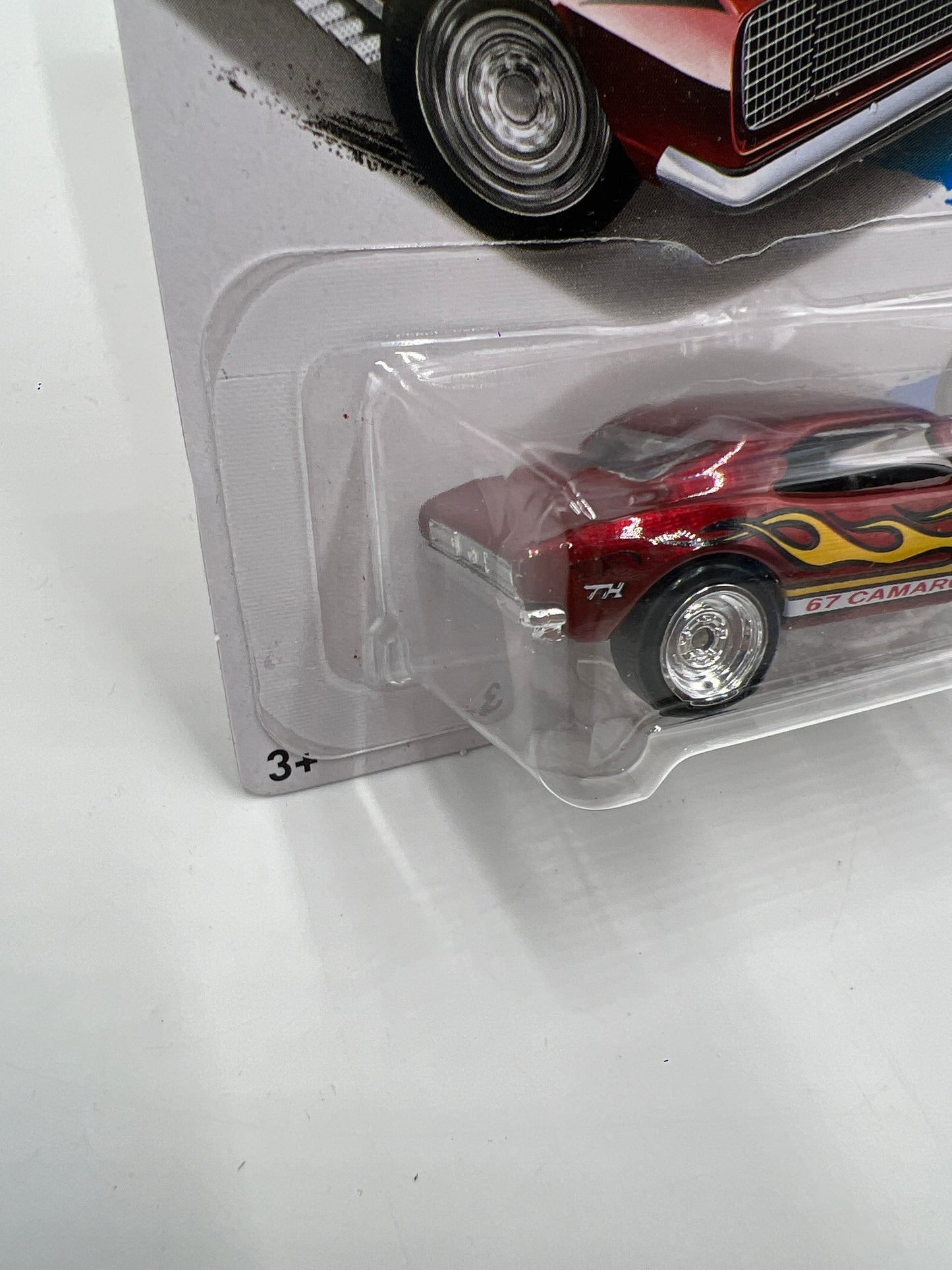 2017 Hot Wheels Super Treasure Hunt 67 Camaro Red W/ Protector