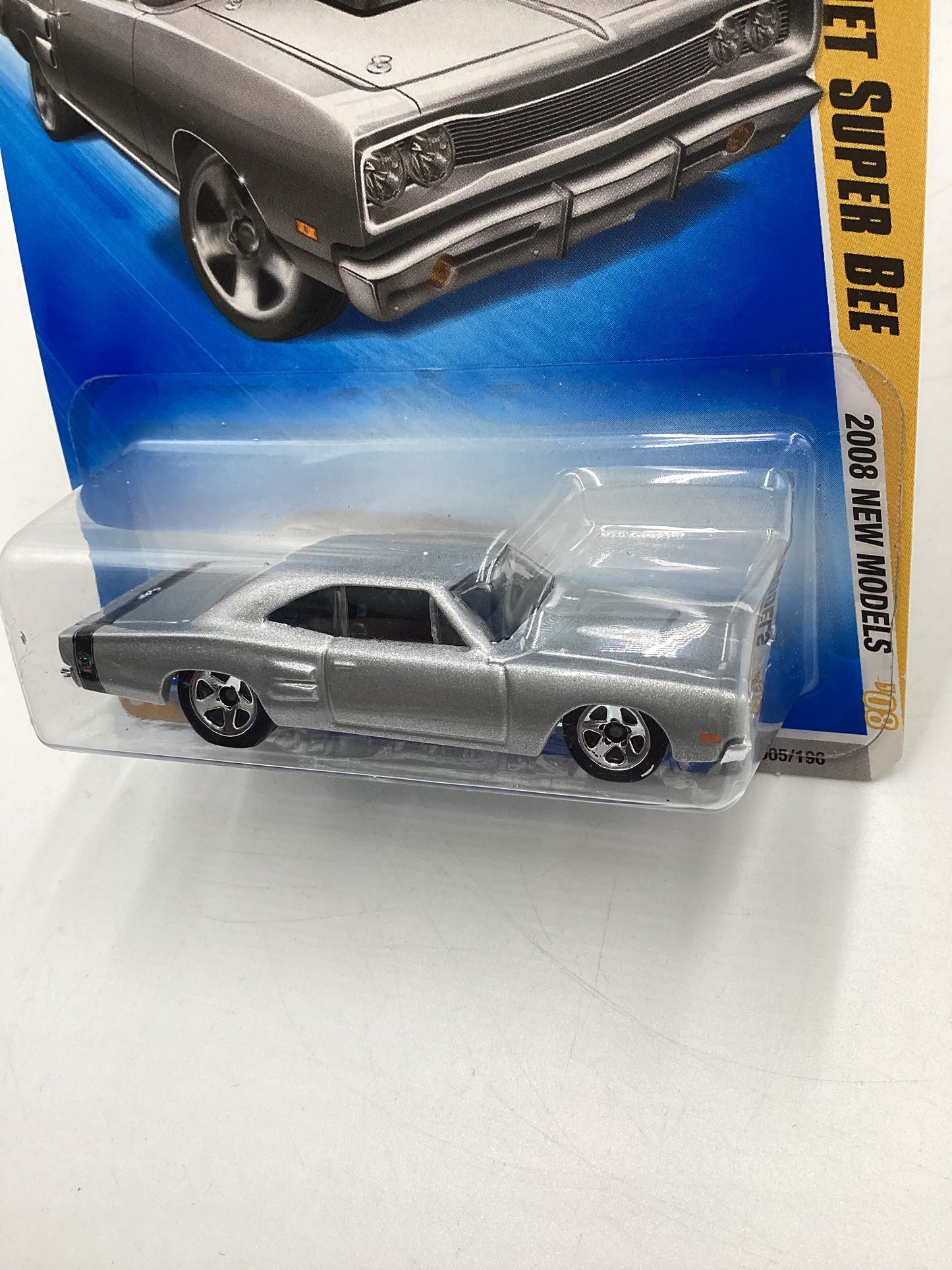 2008 Hot Wheels New Models #5 69 Dodge Coronet Super Bee Silver 54C