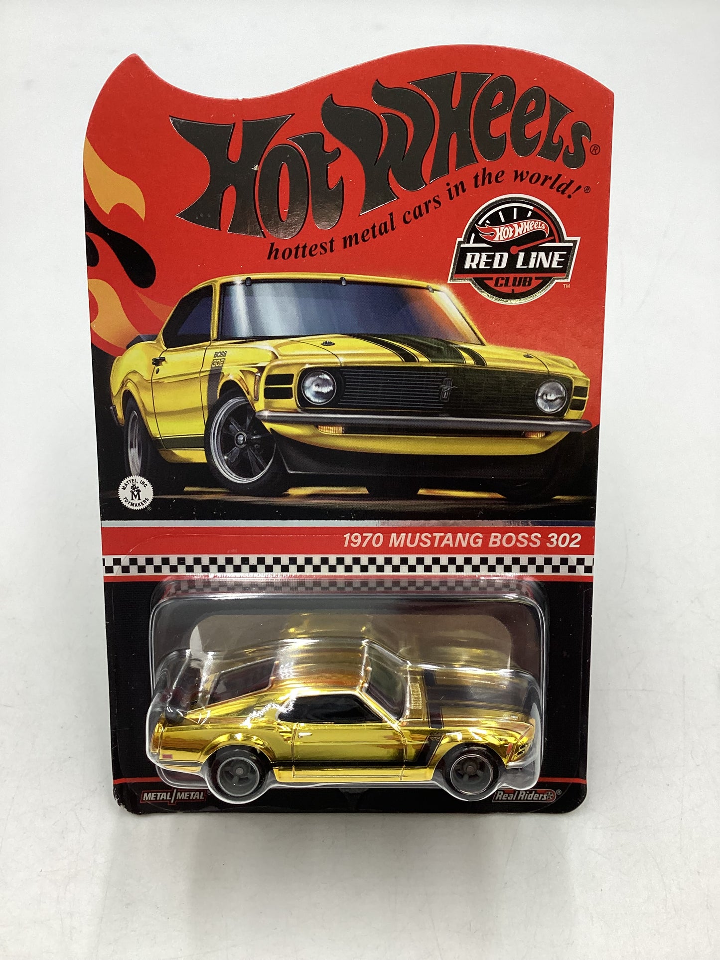 2024 Hot wheels RLC Gold 1970 Ford Mustang Boss 302 with protector