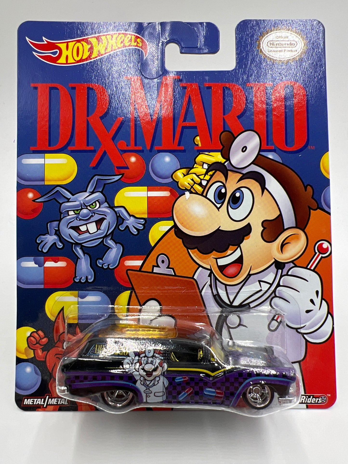 2015 Hot Wheels Pop Culture Premium Super Mario Complete 6 Car Set W/Protector VHTF