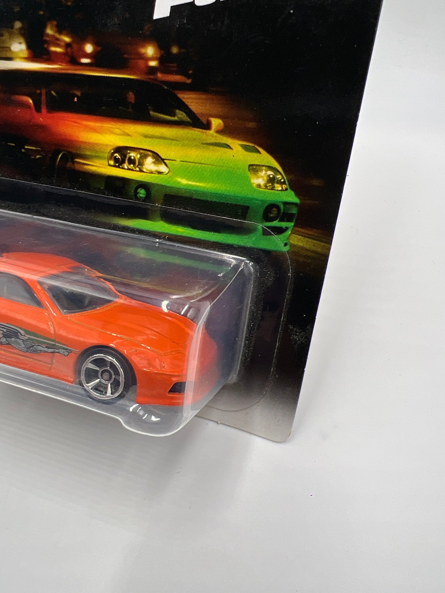 2016 Hot Wheels Fast & Furious #1 94 Toyota Supra Orange W/Protector