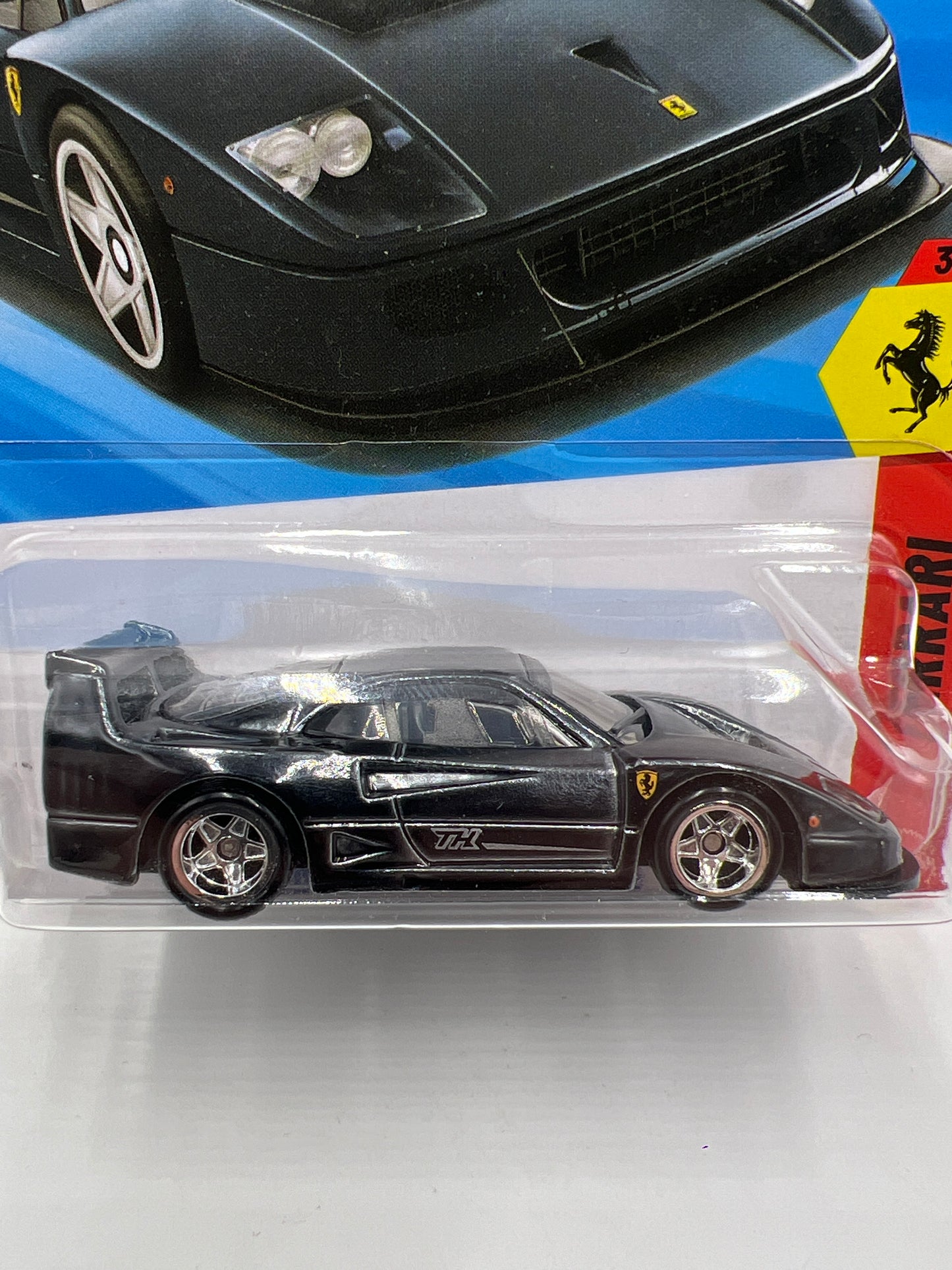 2026 Hot Wheels Super Treasure Hunt #63 Ferrari F40 Competizione Black W/Protector