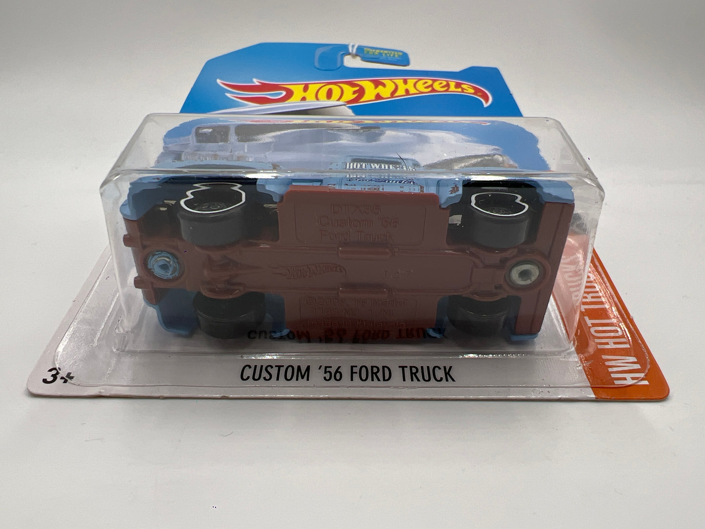 2017 Hot Wheels Kmart Exclusive HW Hot Trucks Custom 56 Ford Truck Light Blue 239F
