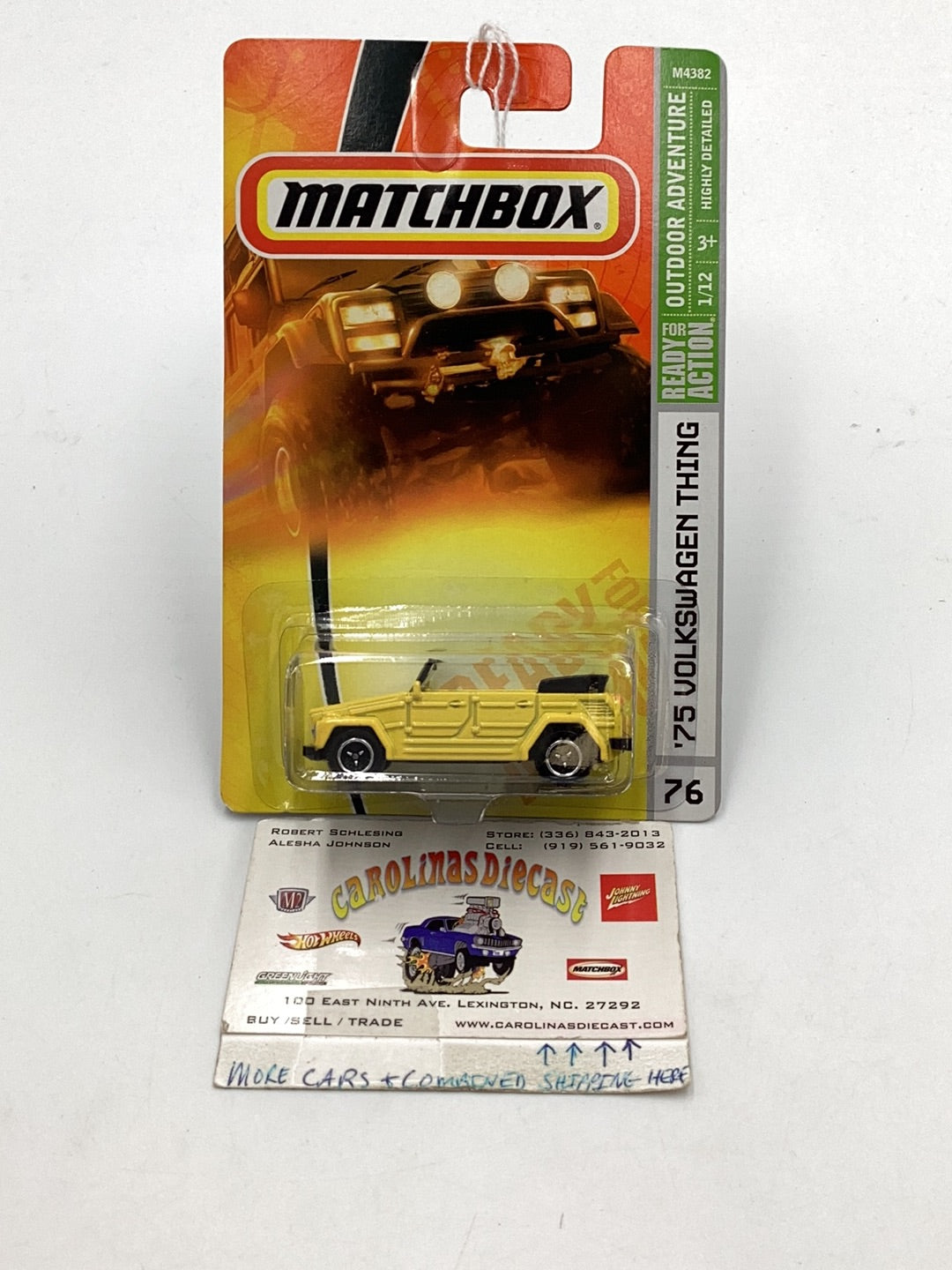 2008 Matchbox #76  75 Volkswagen Thing 96F