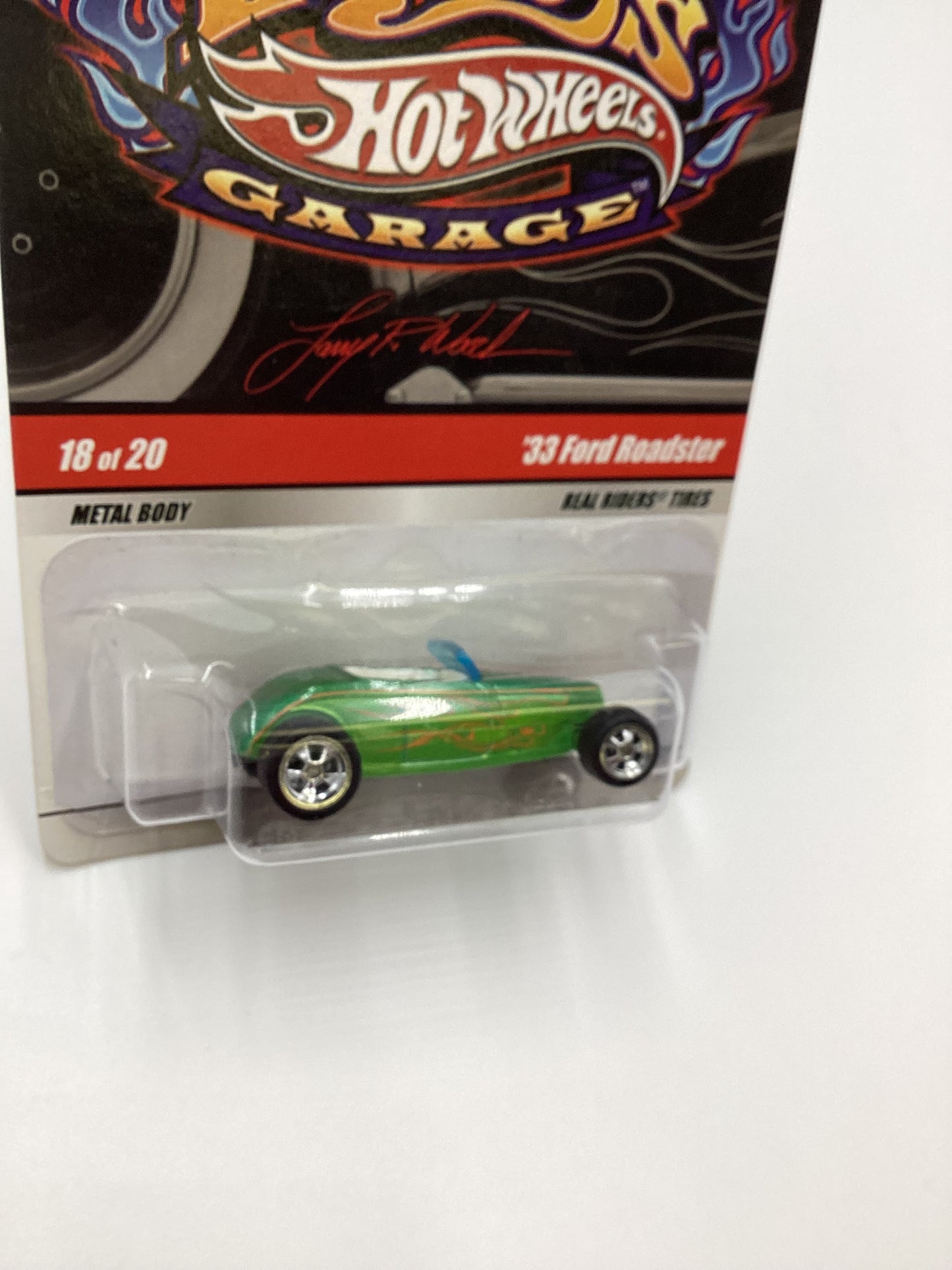 Hot Wheels Larrys garage 18/20 33 Ford Roadster Green 245P