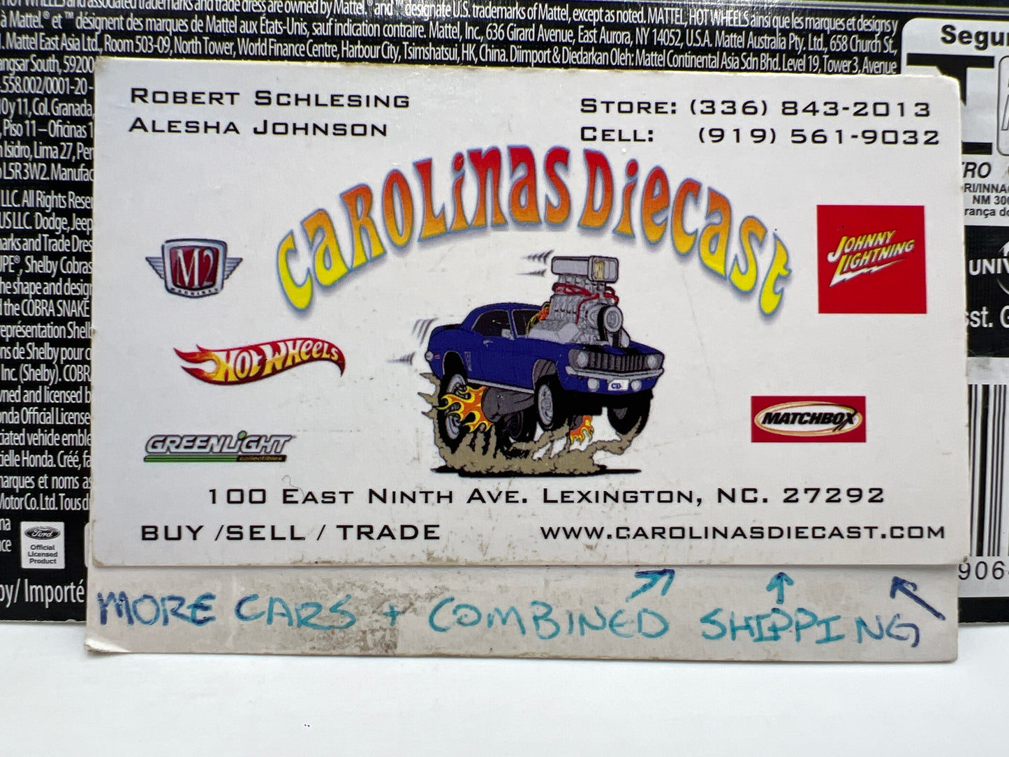 Hot Wheels Premium Fast & Furious Furious Fleet #2 Custom Mustang Blue 246O