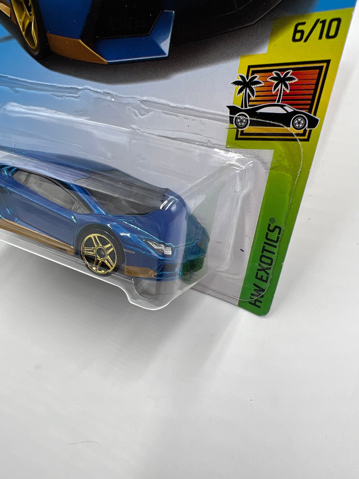 2018 Hot Wheels Lamborghini Aventador Miura Homage Kmart Exclusive Blue 237F